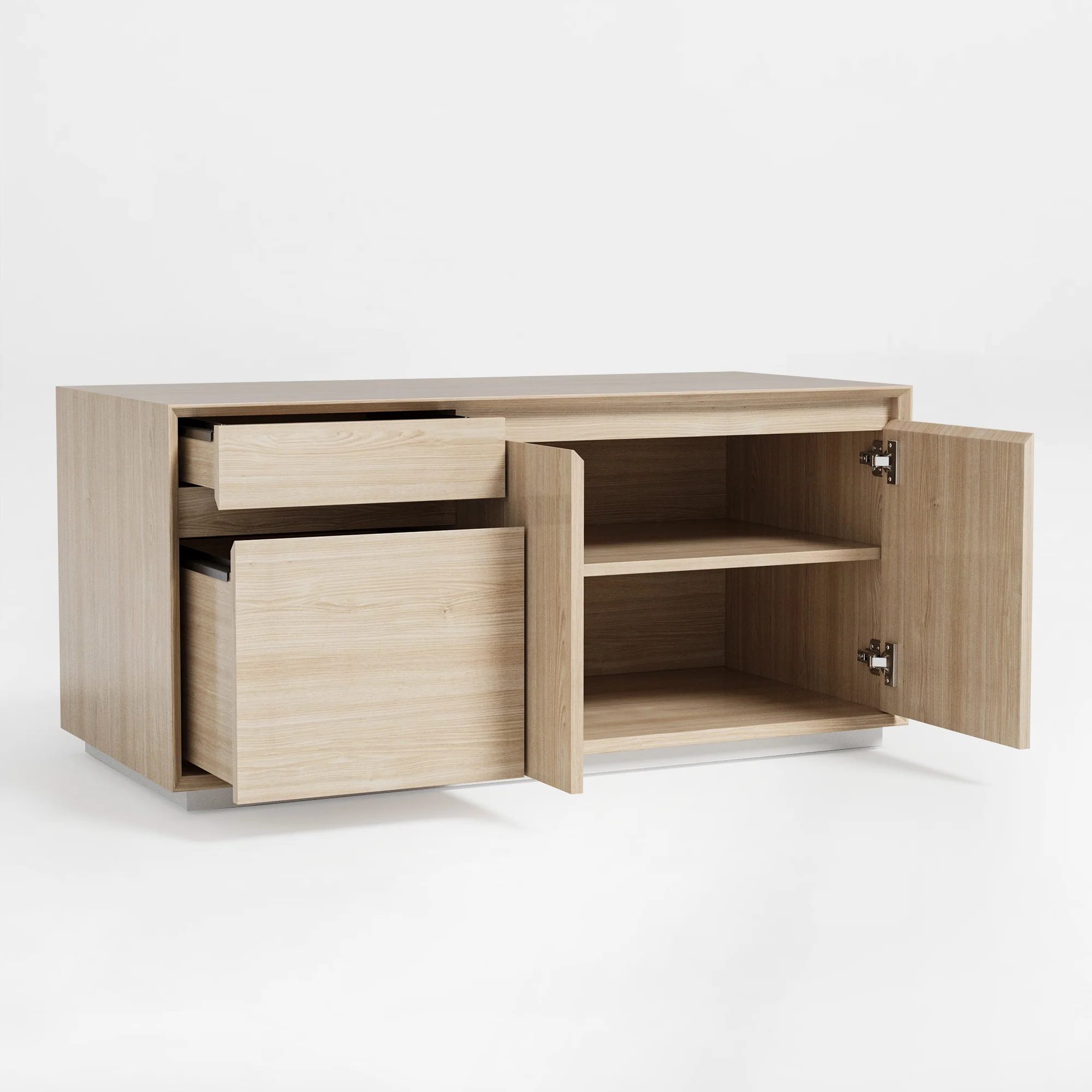 Zen Pro Series, 87"/72" Executive Standing Desk with Cabinets Set - Image 76