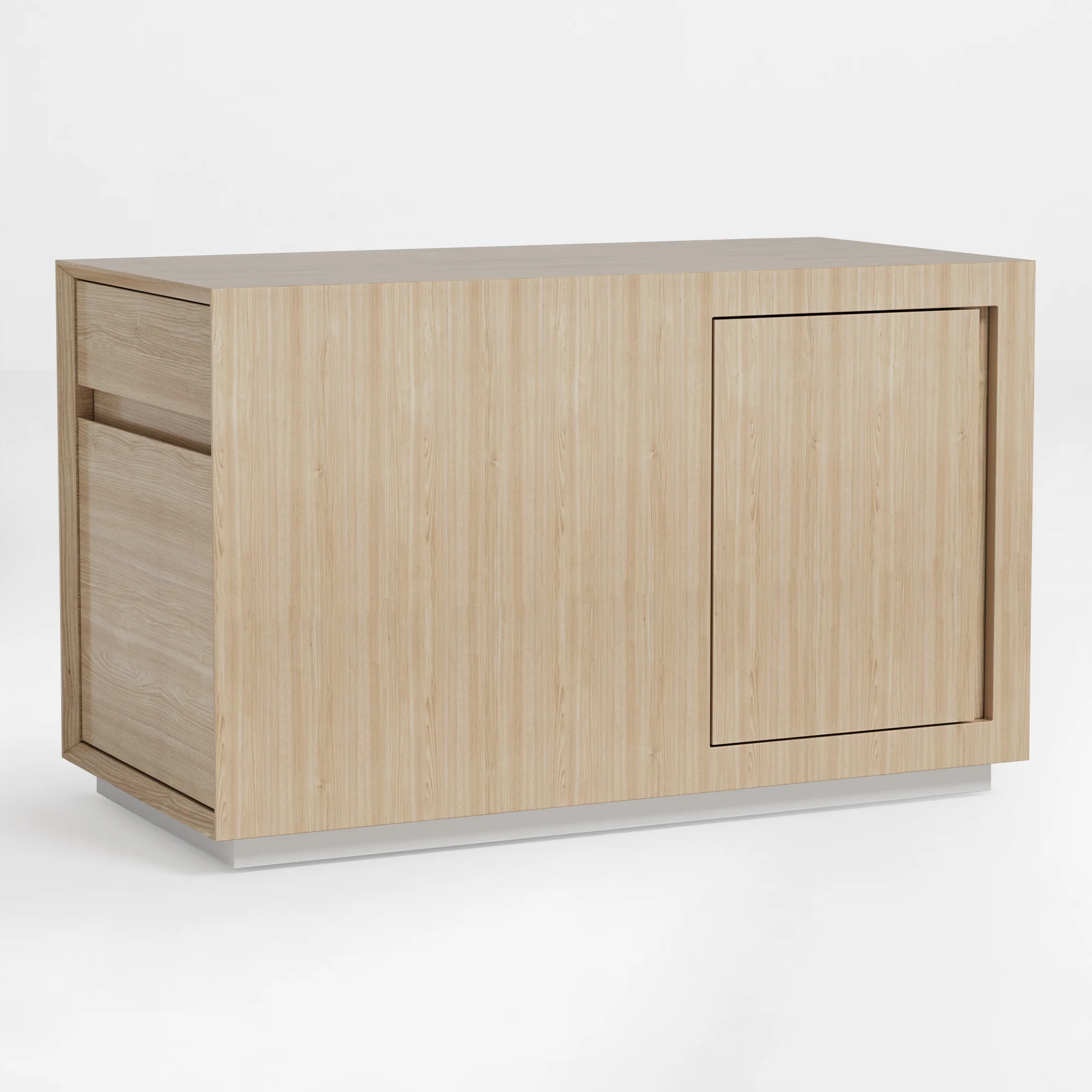 Zen Pro Series, 87"/72" Executive Standing Desk with Cabinets Set - Image 80