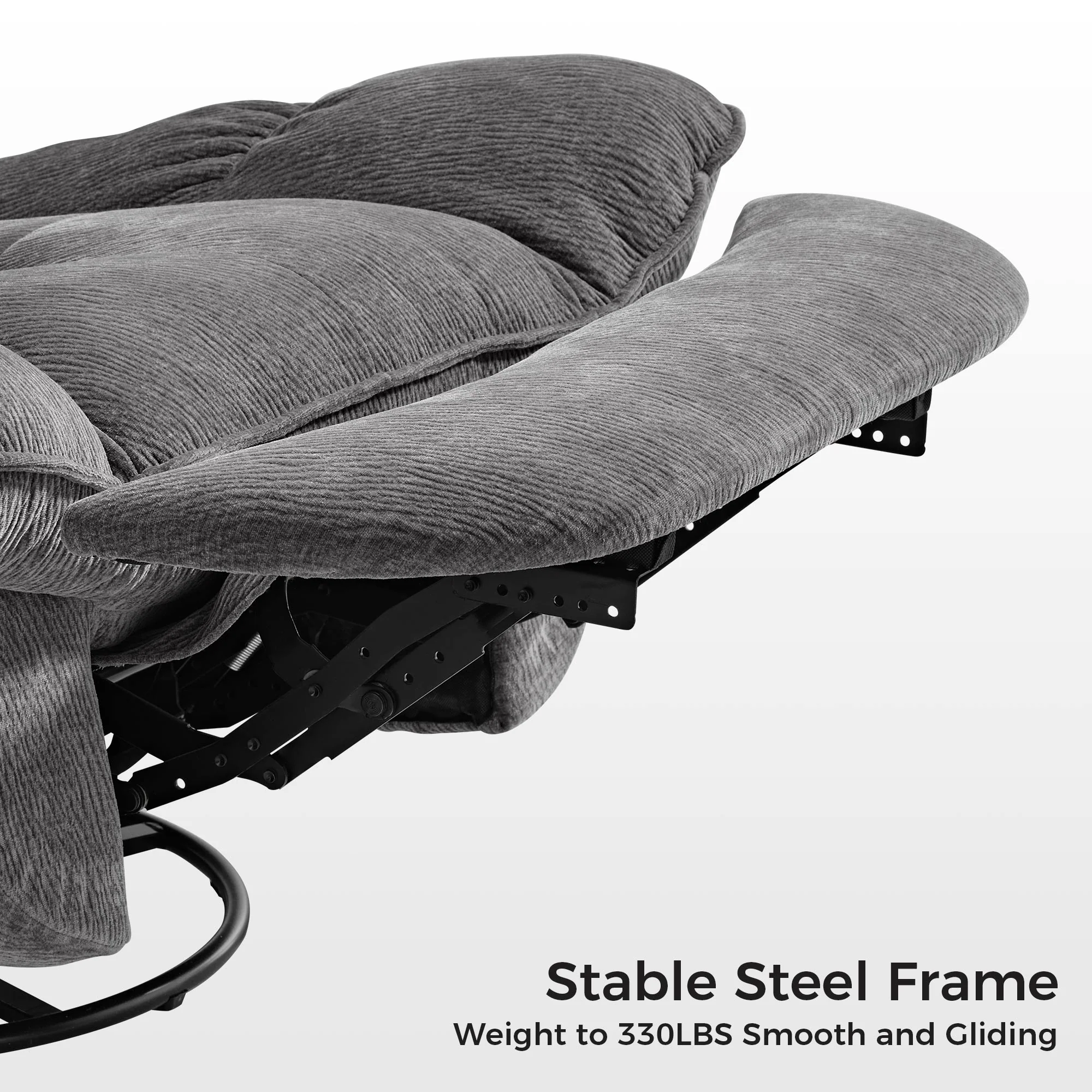 [Coming Soon]Grayson, Power Recliner Chair Rocking Swivel with Storage - Image 11