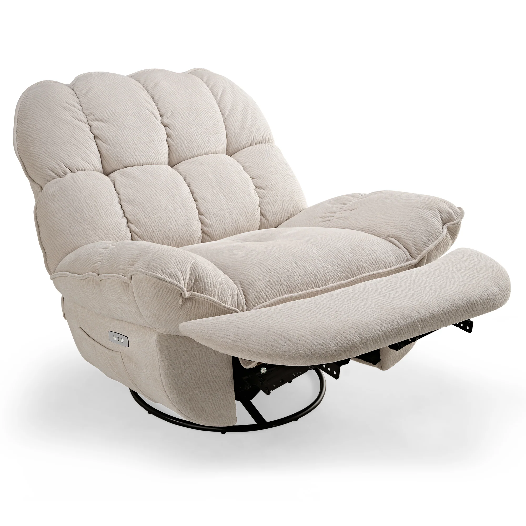 [Coming Soon]Grayson, Power Recliner Chair Rocking Swivel with Storage - Image 16