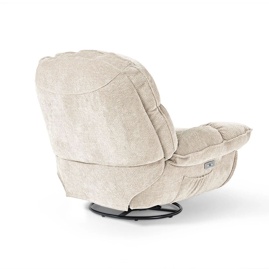 [Coming Soon]Grayson, Power Recliner Chair Rocking Swivel with Storage - Image 26