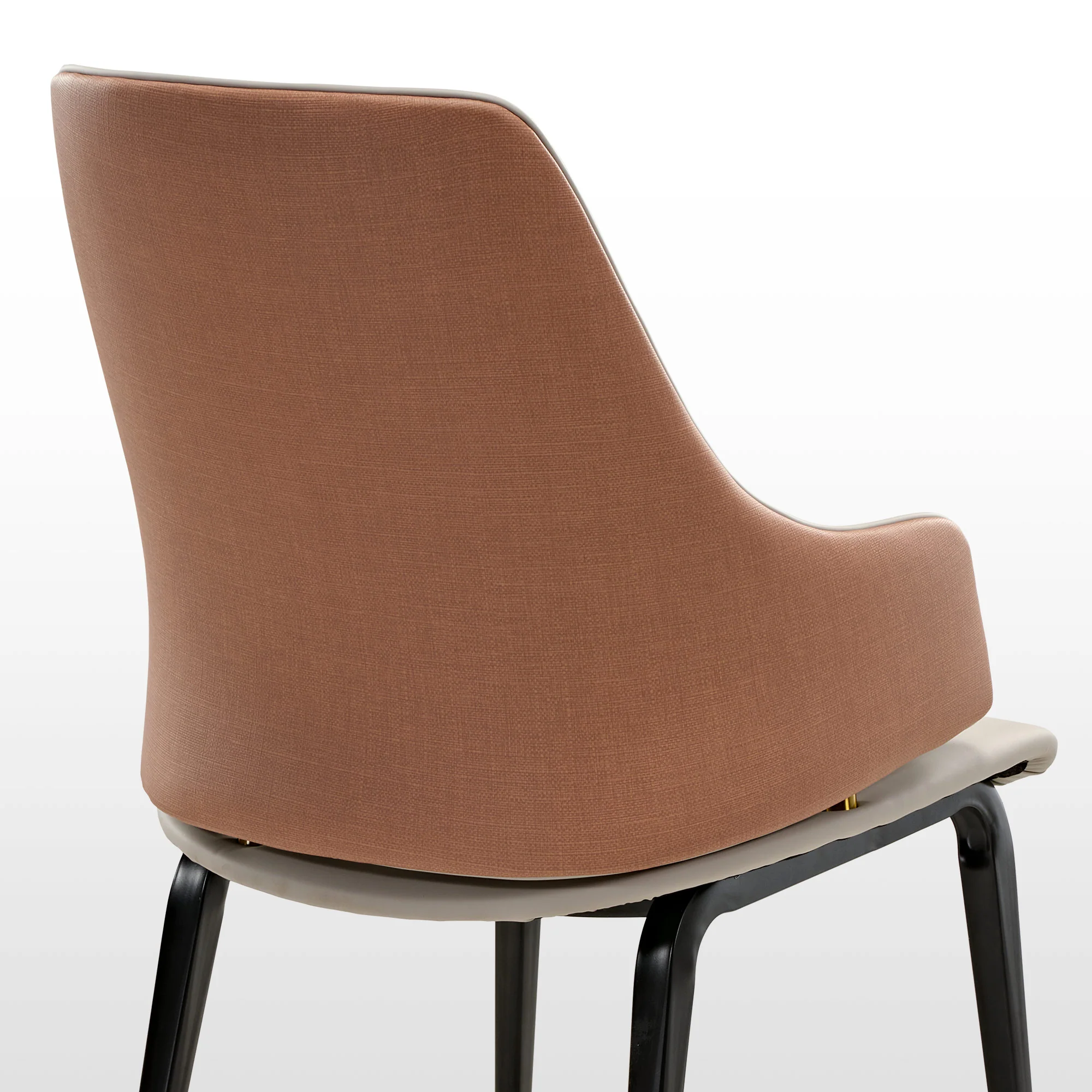 Juliet, Dining Arm Chairs Set of 2, Brown/Blue - Image 8