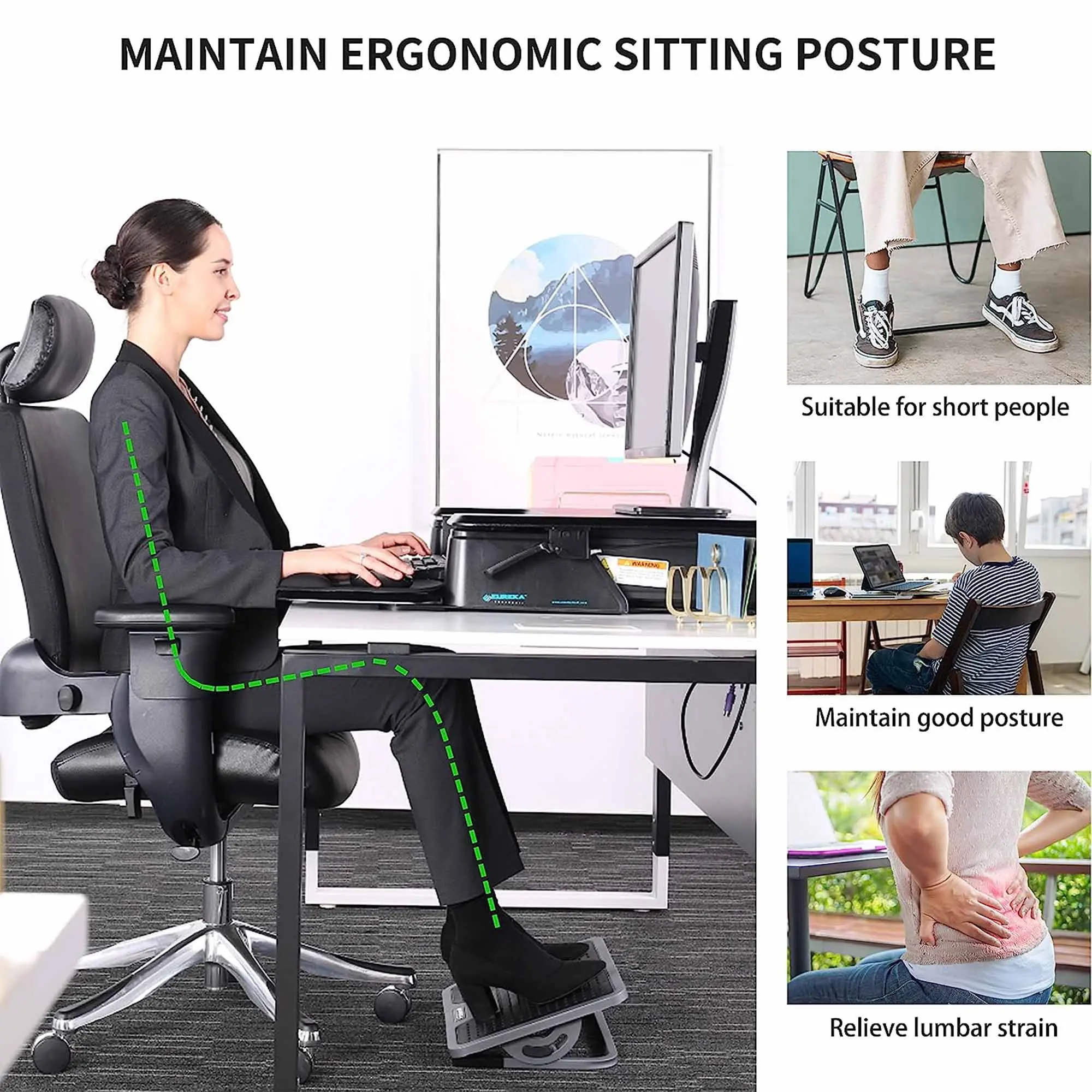 Adjustable Ergonomic Footrest - Image 4