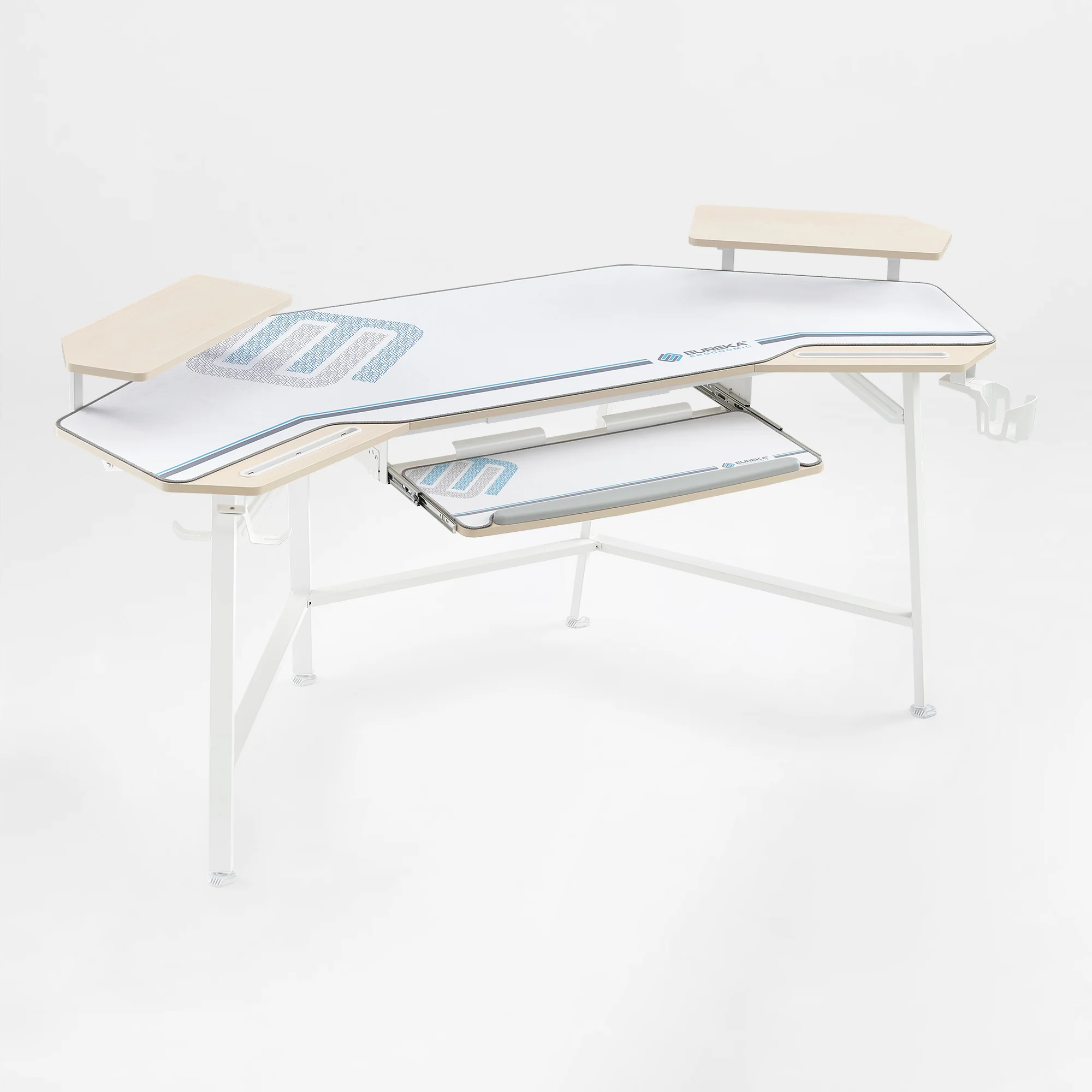 Aero Wing Shaped Studio Desk (73"x23") - Image 17