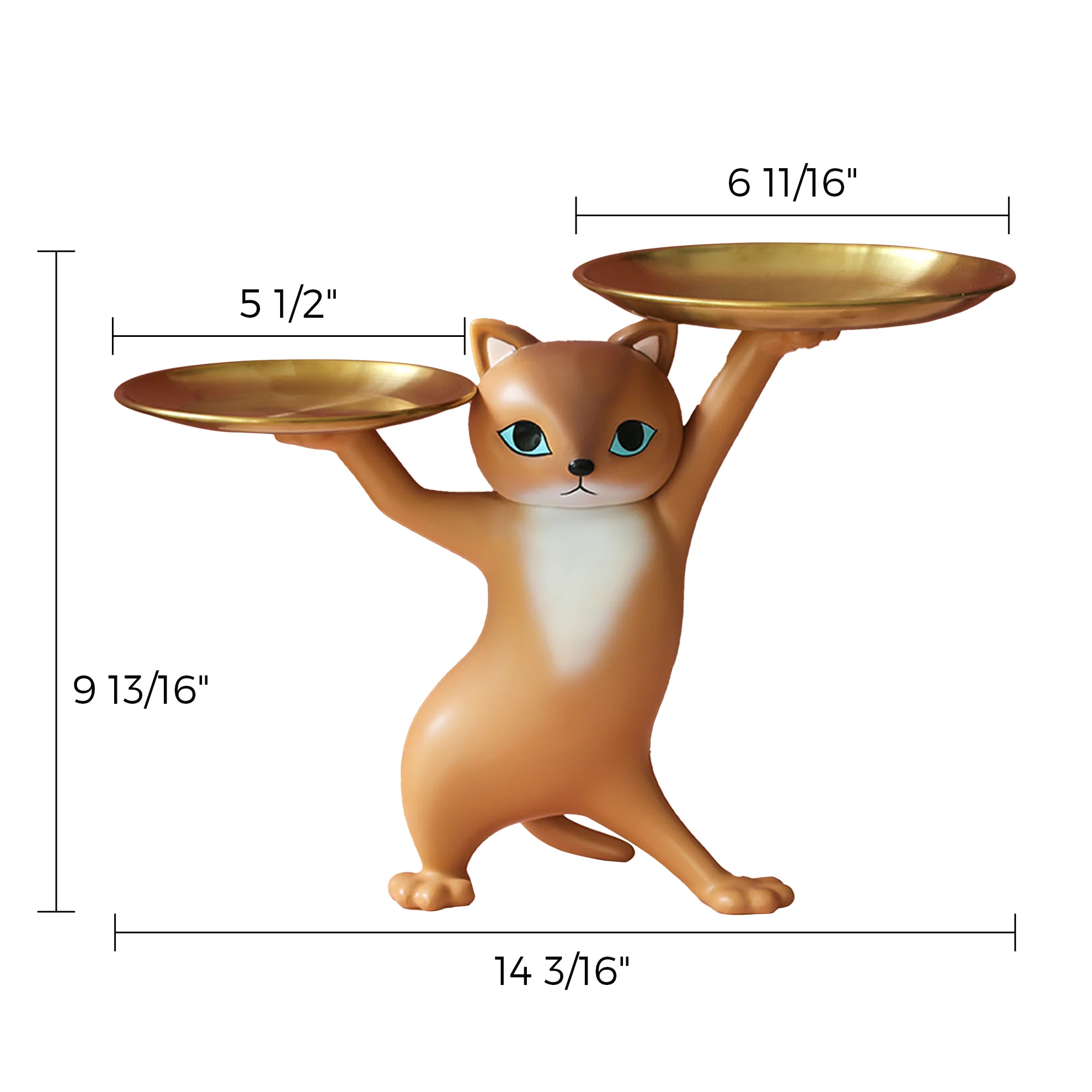 HD-17, 9.8''H, Enchanting Cat Storage Ornament - Image 4