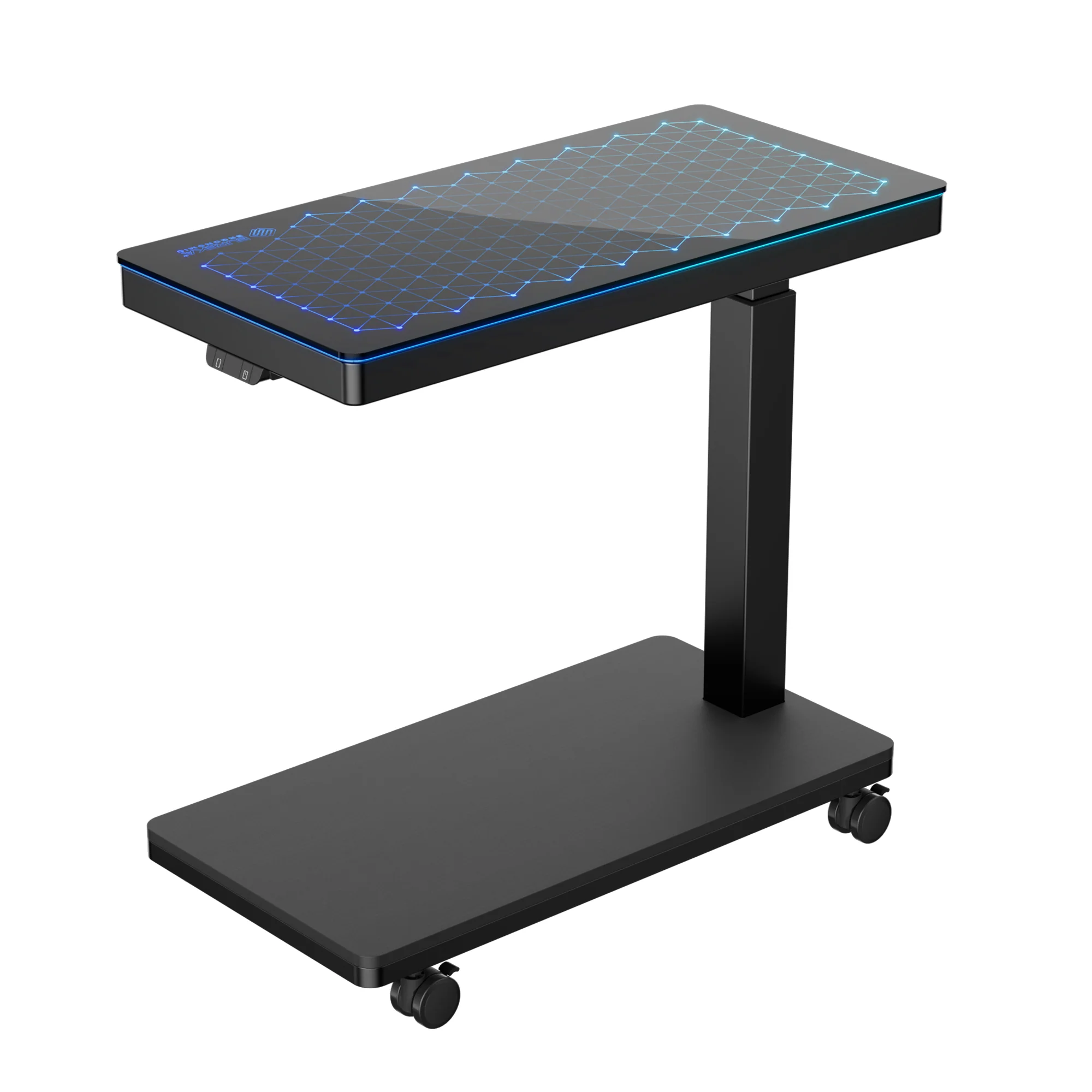 Height-Adjustable Illuminated Panel CPU Cart - Image 13
