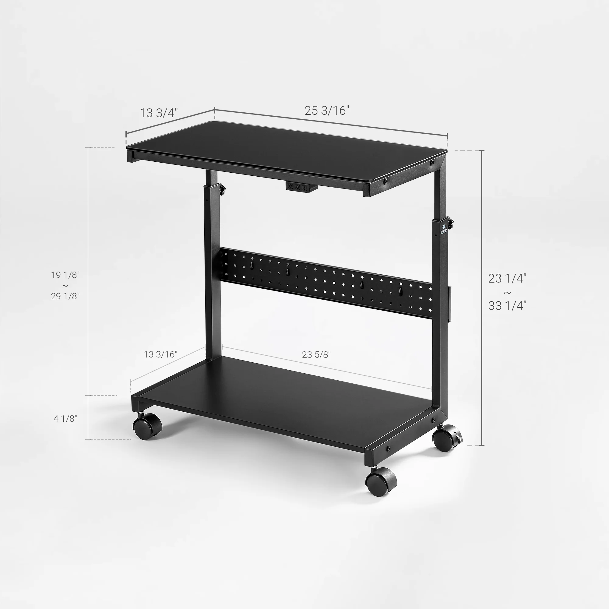 Height-Adjustable Illuminated Panel CPU Cart - Image 22
