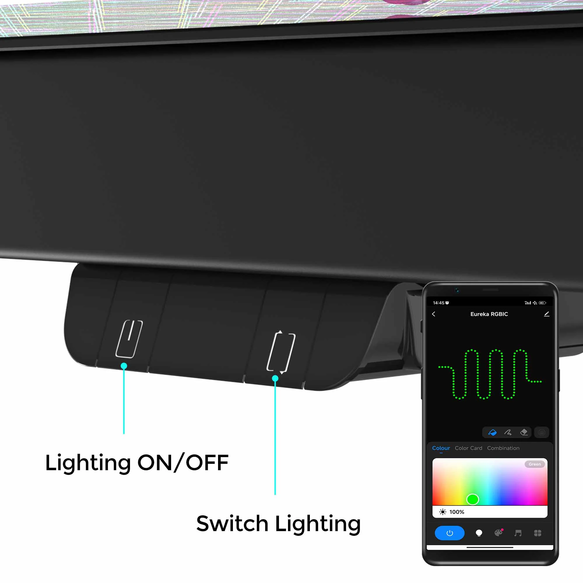 Height-Adjustable Illuminated Panel CPU Cart - Image 8