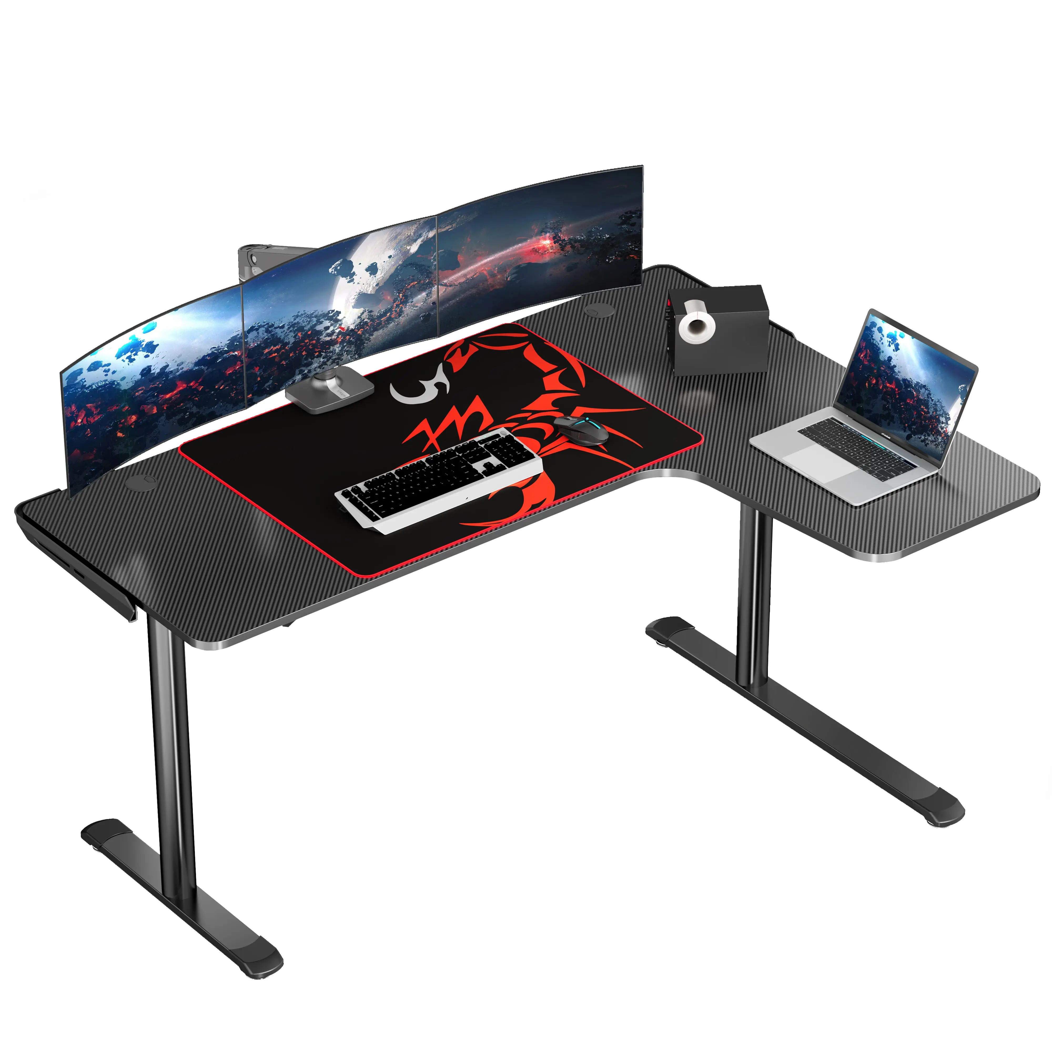 L Shaped Gaming Desk (60"x24") - Image 10
