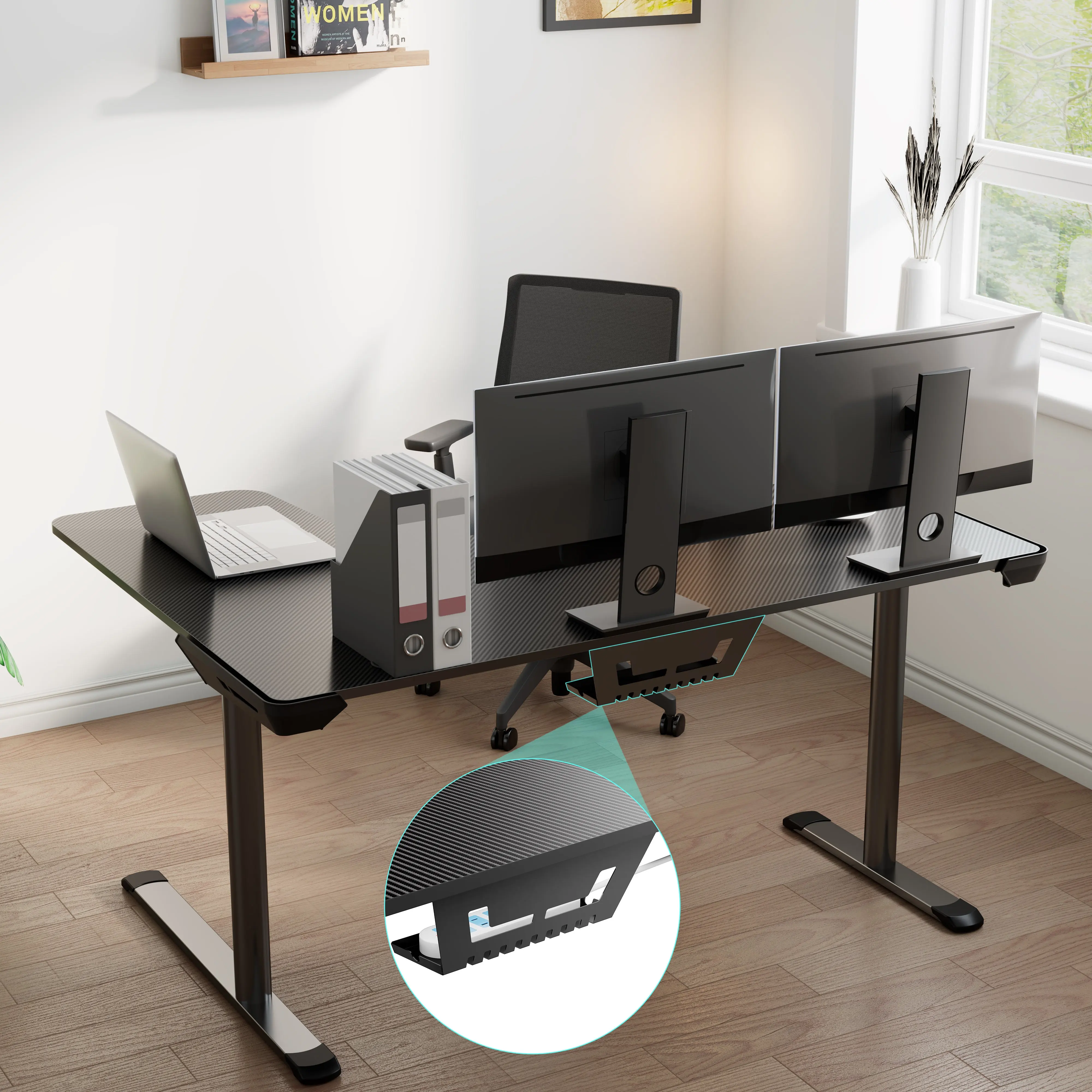 L Shaped Gaming Desk (60"x24") - Image 14