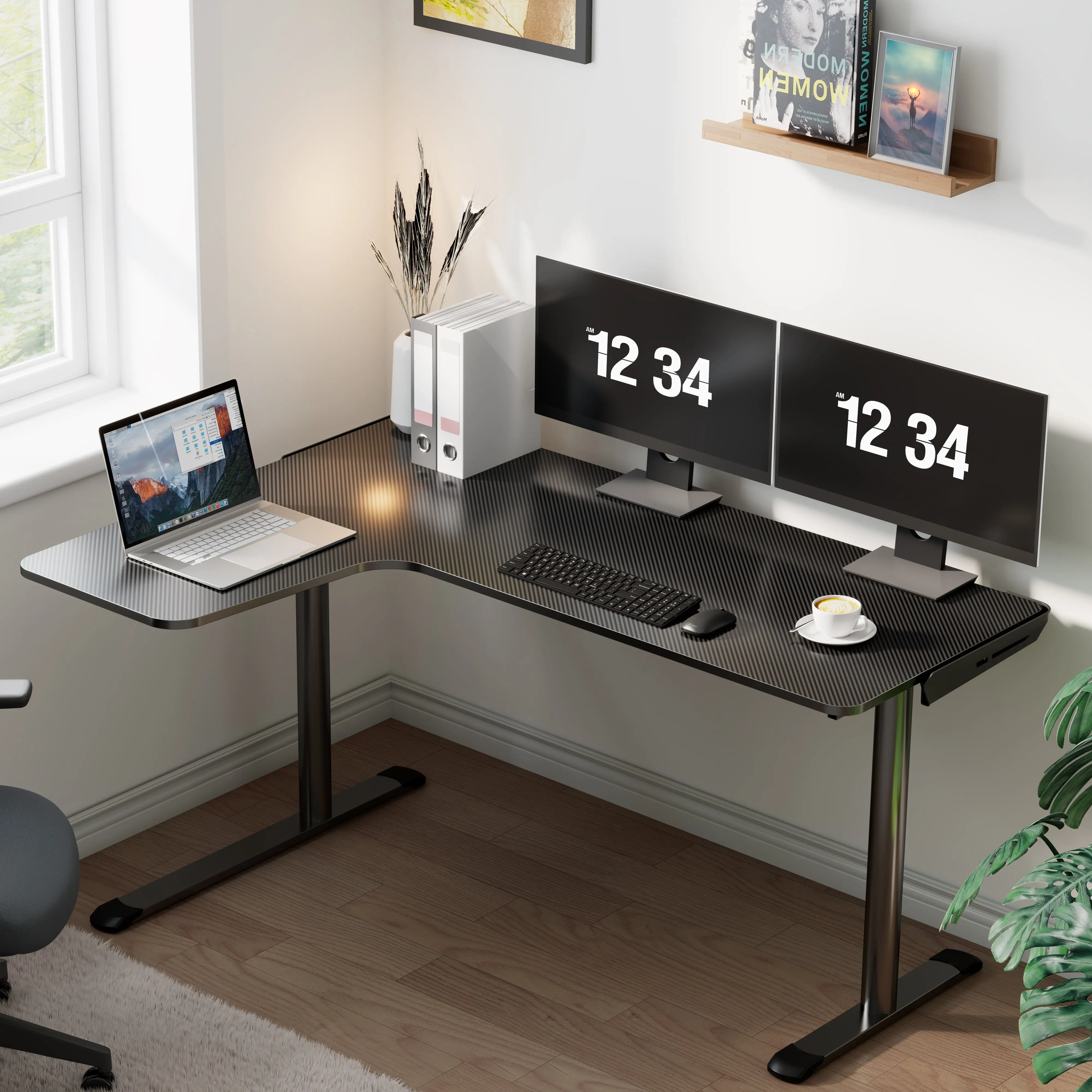 L Shaped Gaming Desk (60"x24") - Image 3