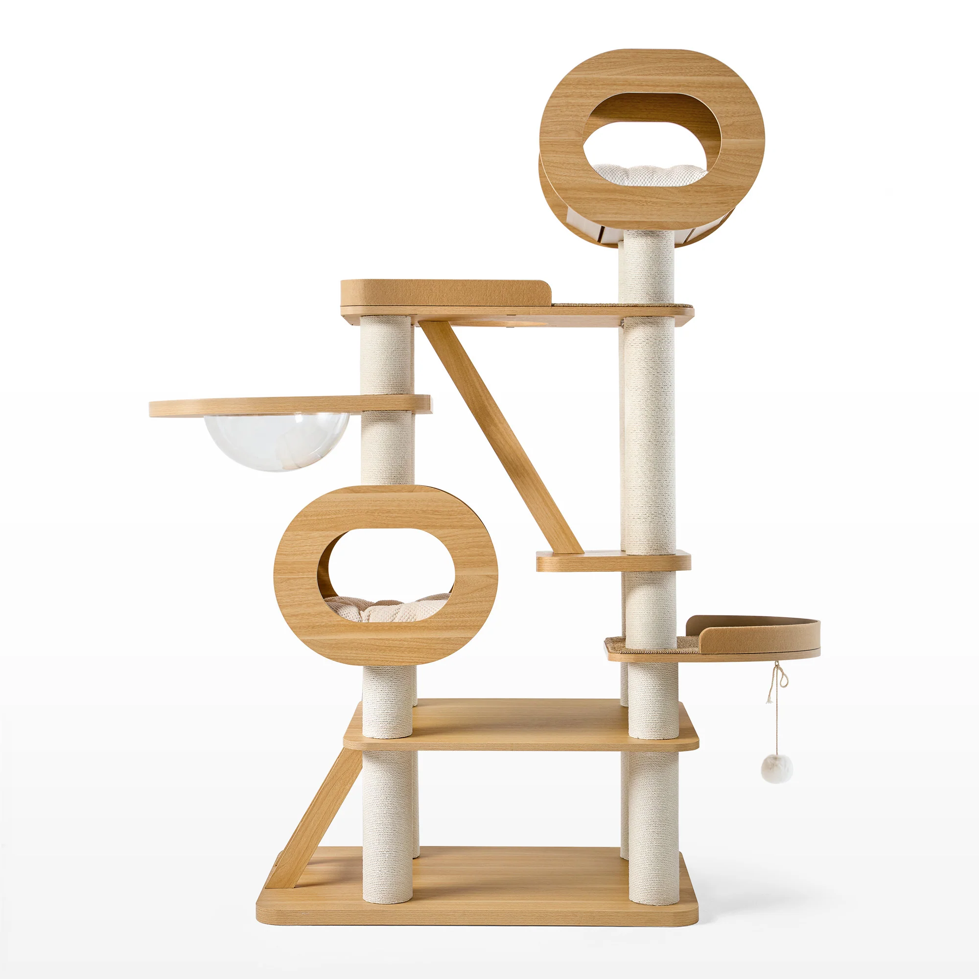 Babylon, 76" Extra Large Multi-Cat Tree Tower - Image 10