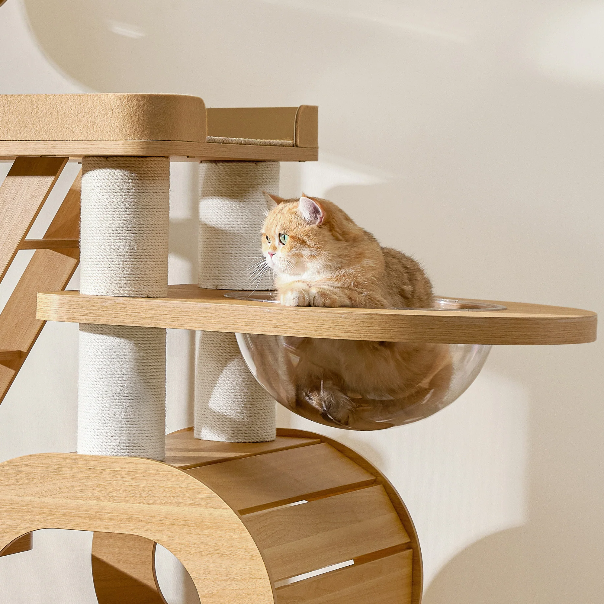 Babylon, 76" Extra Large Multi-Cat Tree Tower - Image 6
