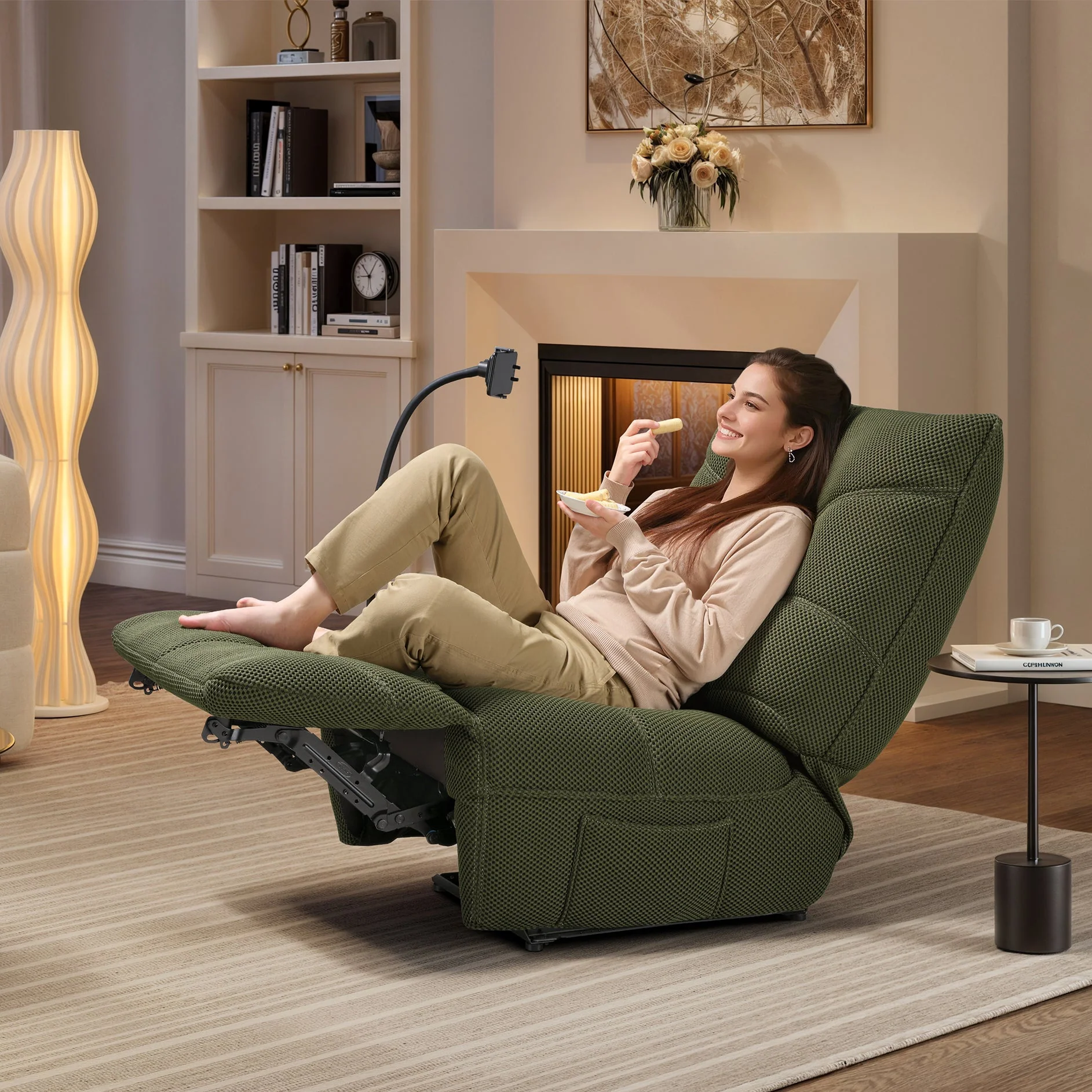 Linx, Recliner with Wireless Charging & USB - Image 5