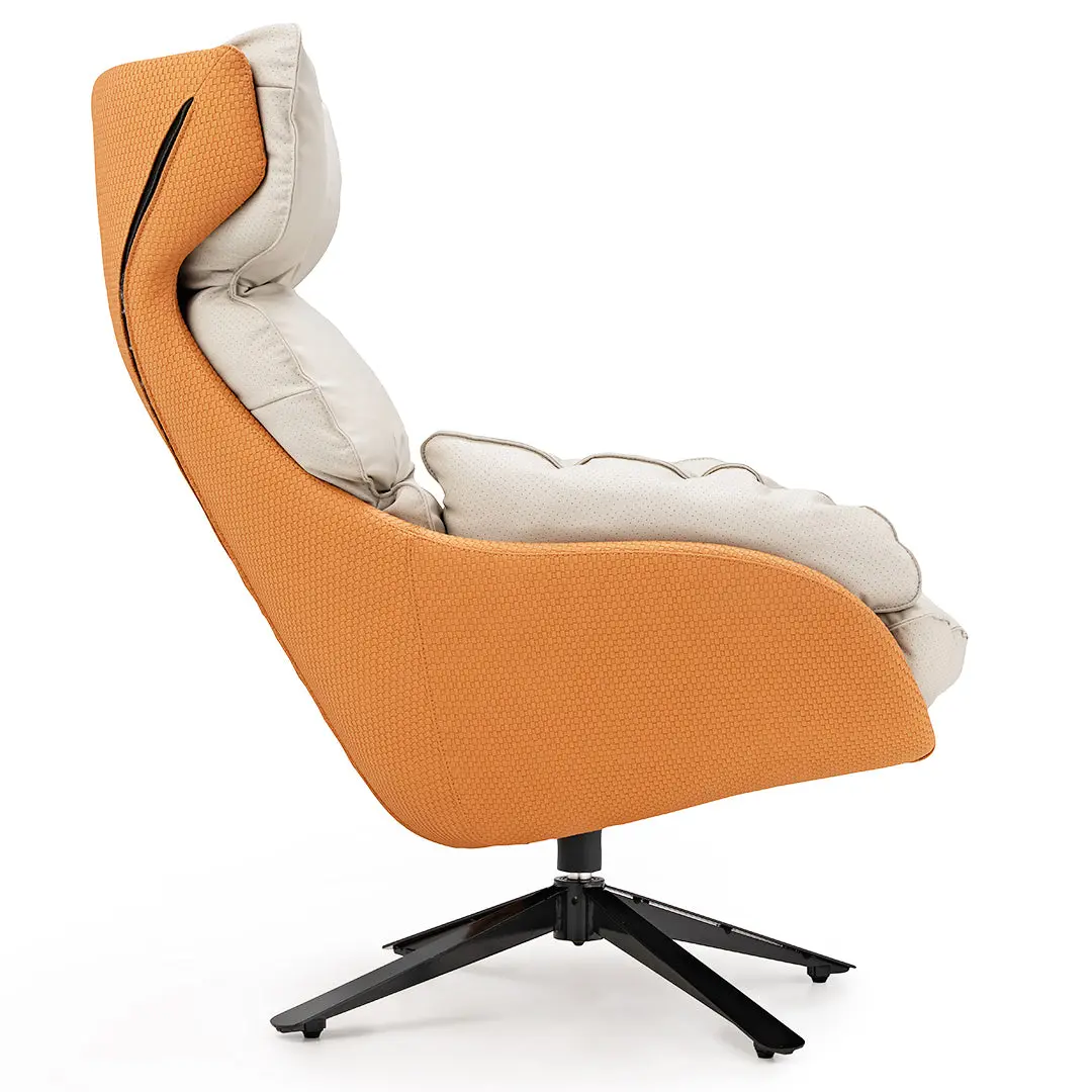 Todd, Swivel Armchair with High Back Lounge Chair - Image 12