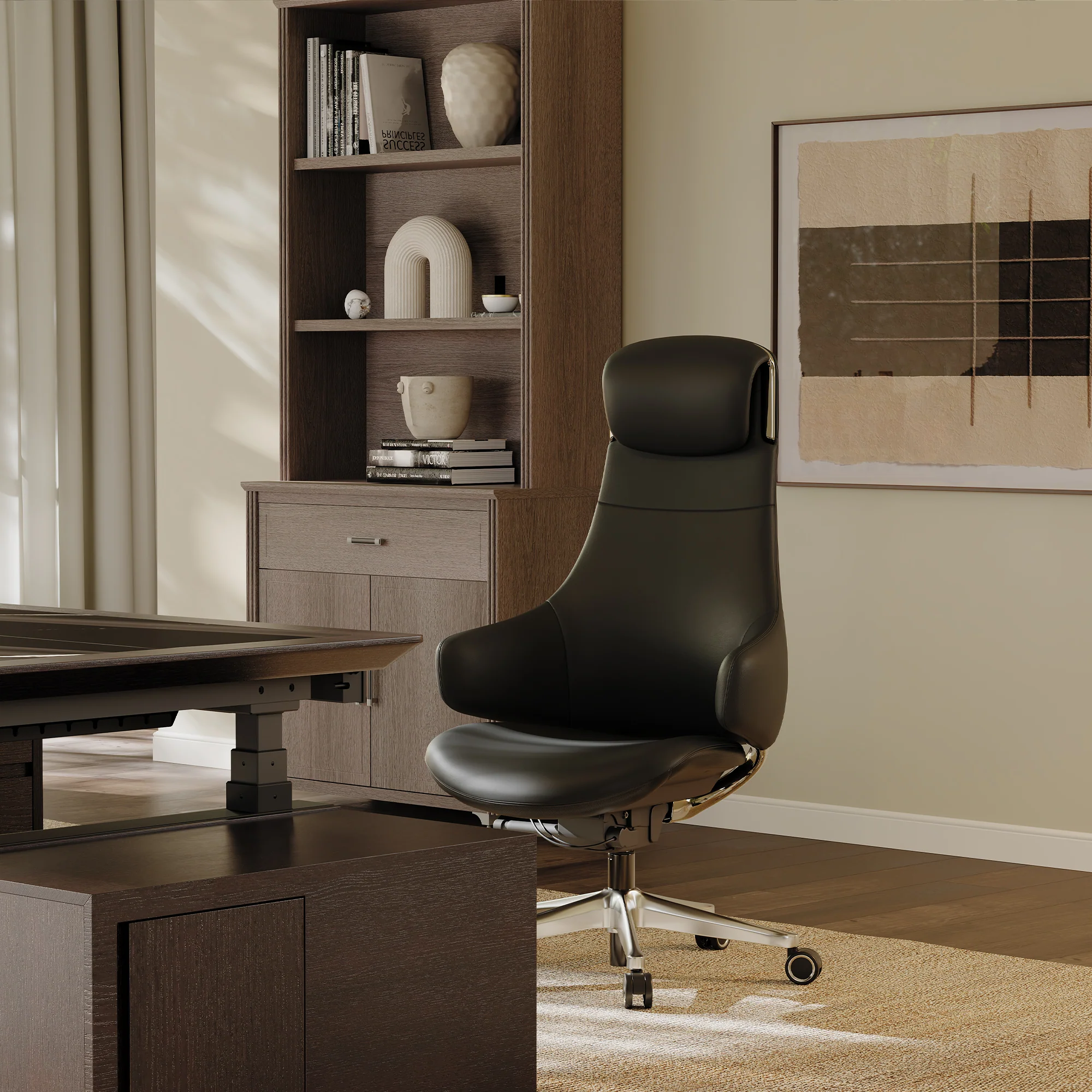 Serene Ella, Napa Leather Executive Chair - Image 22