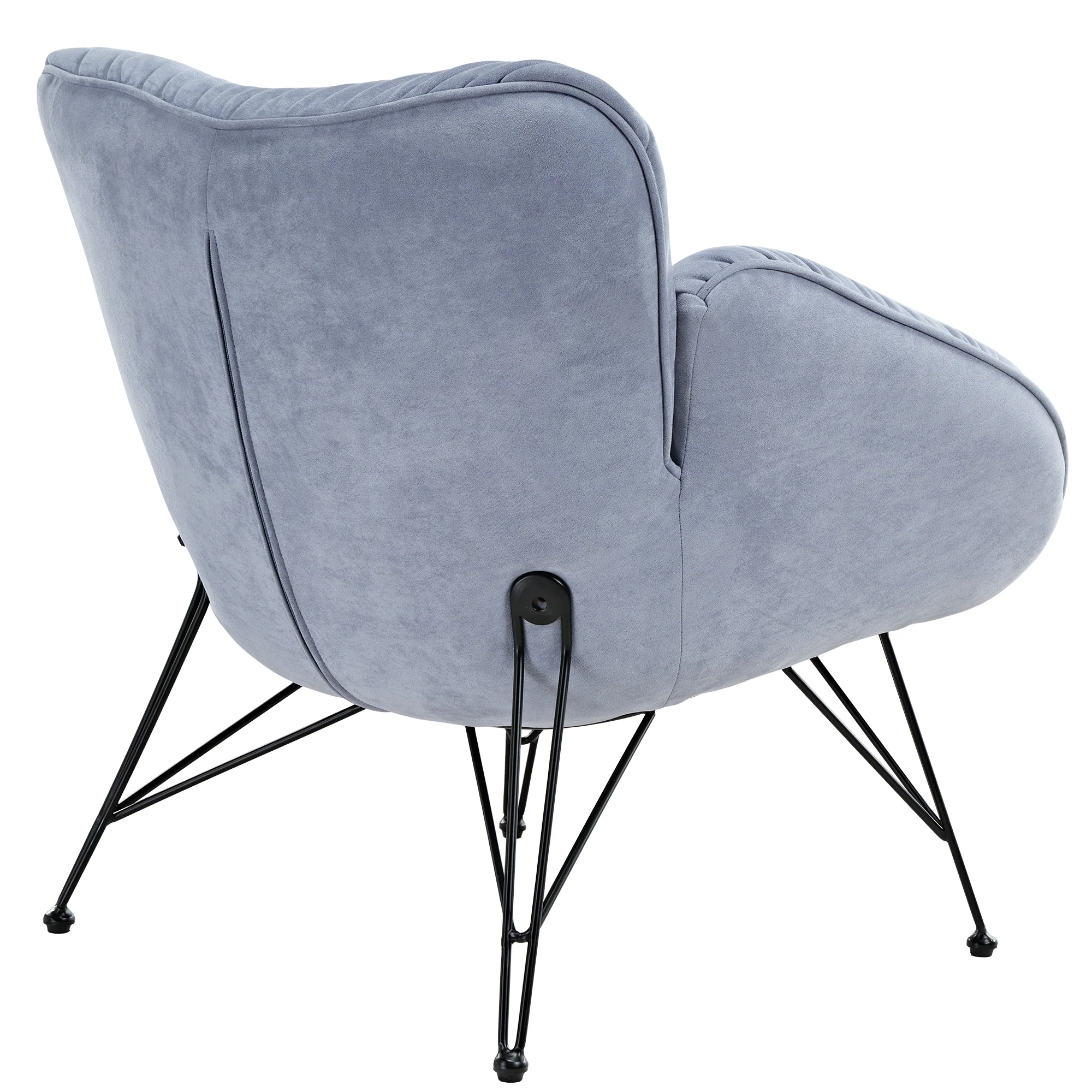 Marco, Soft Padded Cozy Lounge Chair, Blue - Image 12