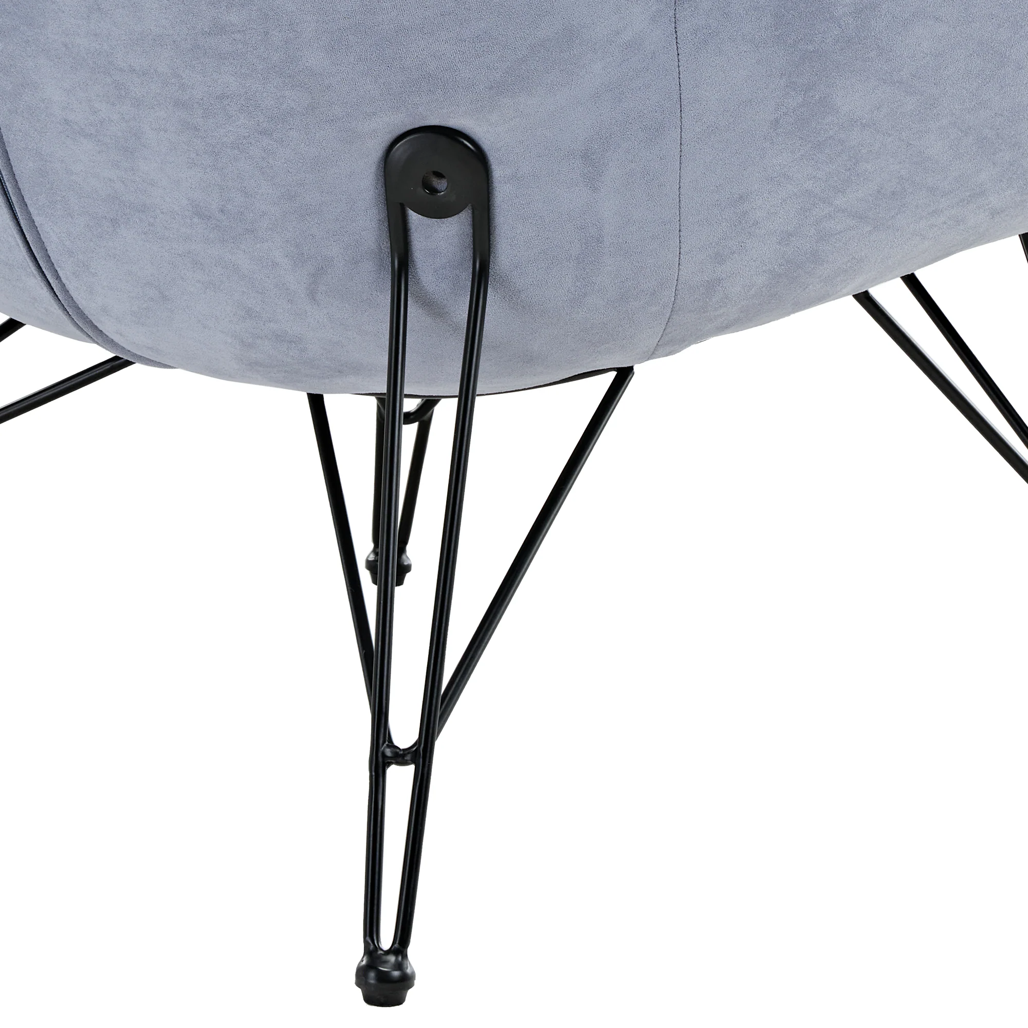 Marco, Soft Padded Cozy Lounge Chair, Blue - Image 7