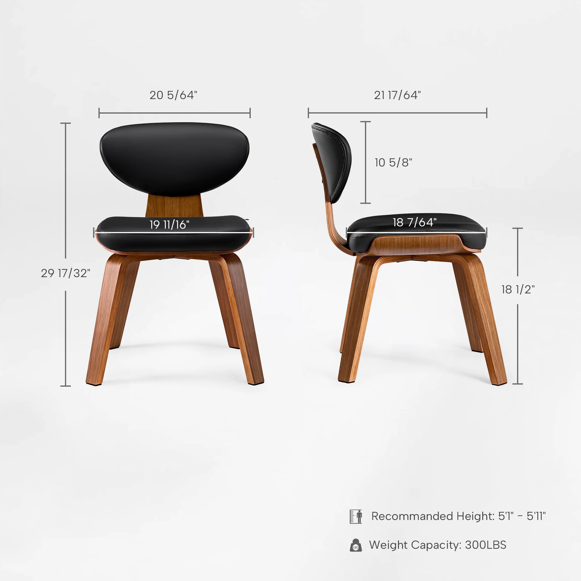 Belmar Leather Dining End Chairs, set of 2 - Image 13