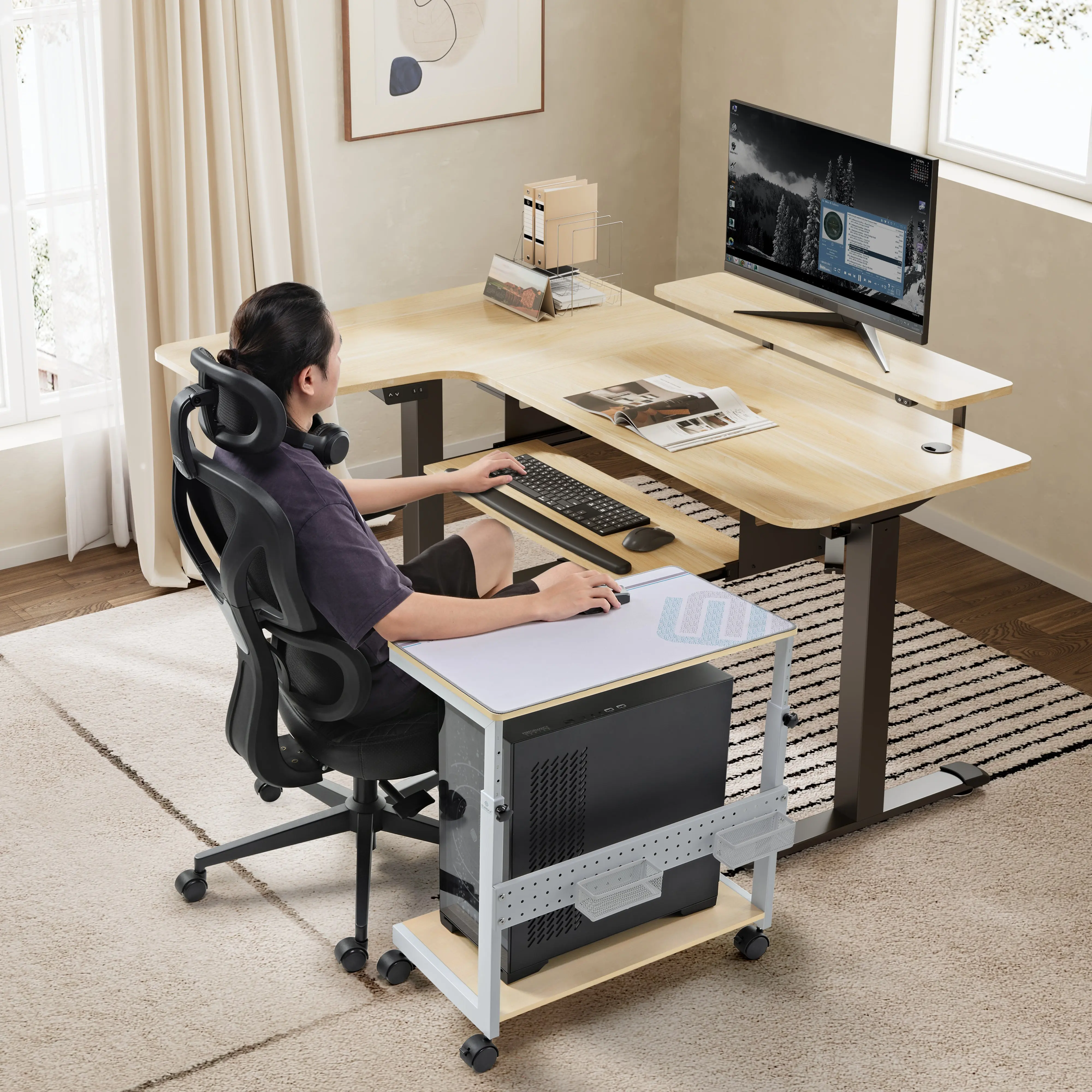 Mobile Height Adjustable CPU Cart - Image 21