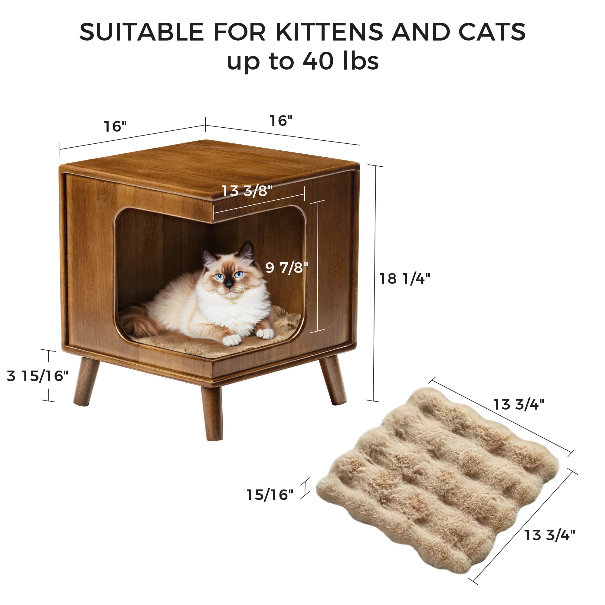 Multi-Functional Cat Bed & Side Table - Image 13