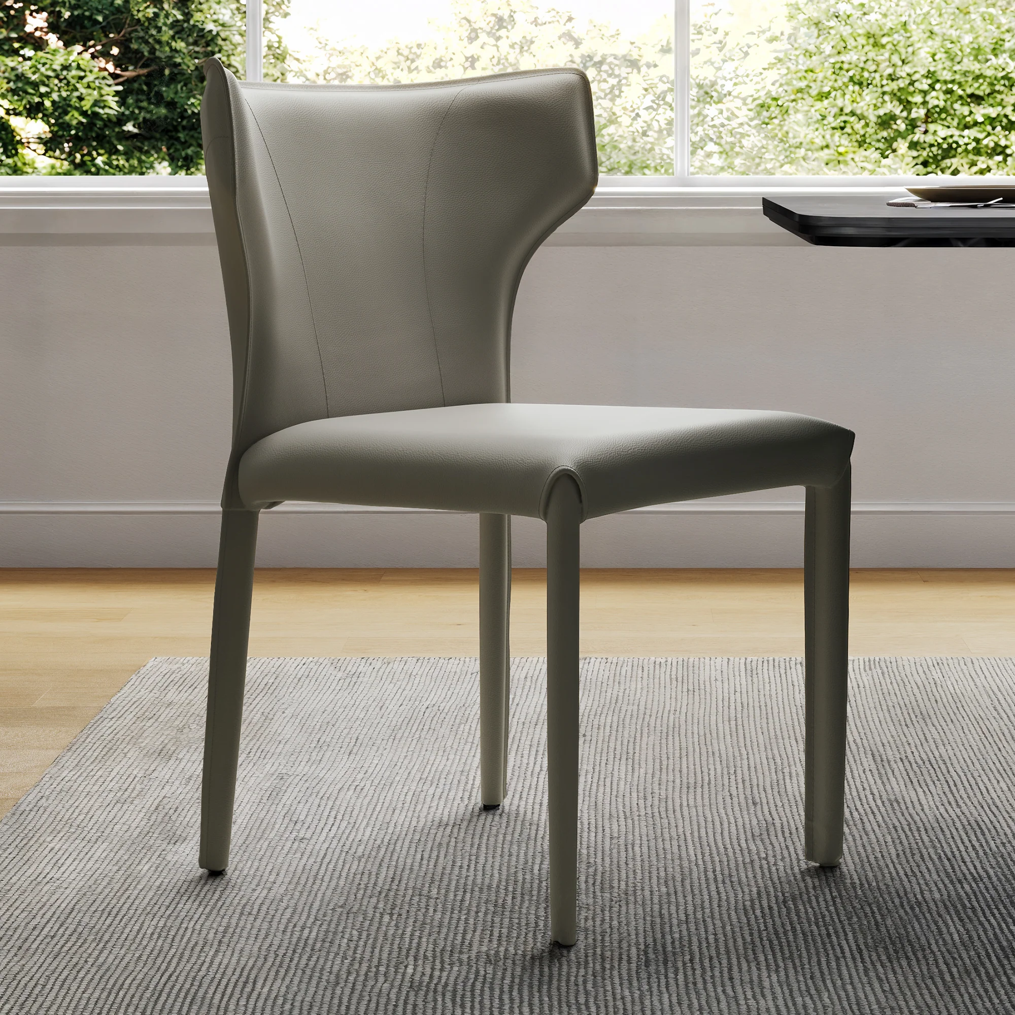 Majestic, Dining Side Chairs Set of 2, Gray - Image 3