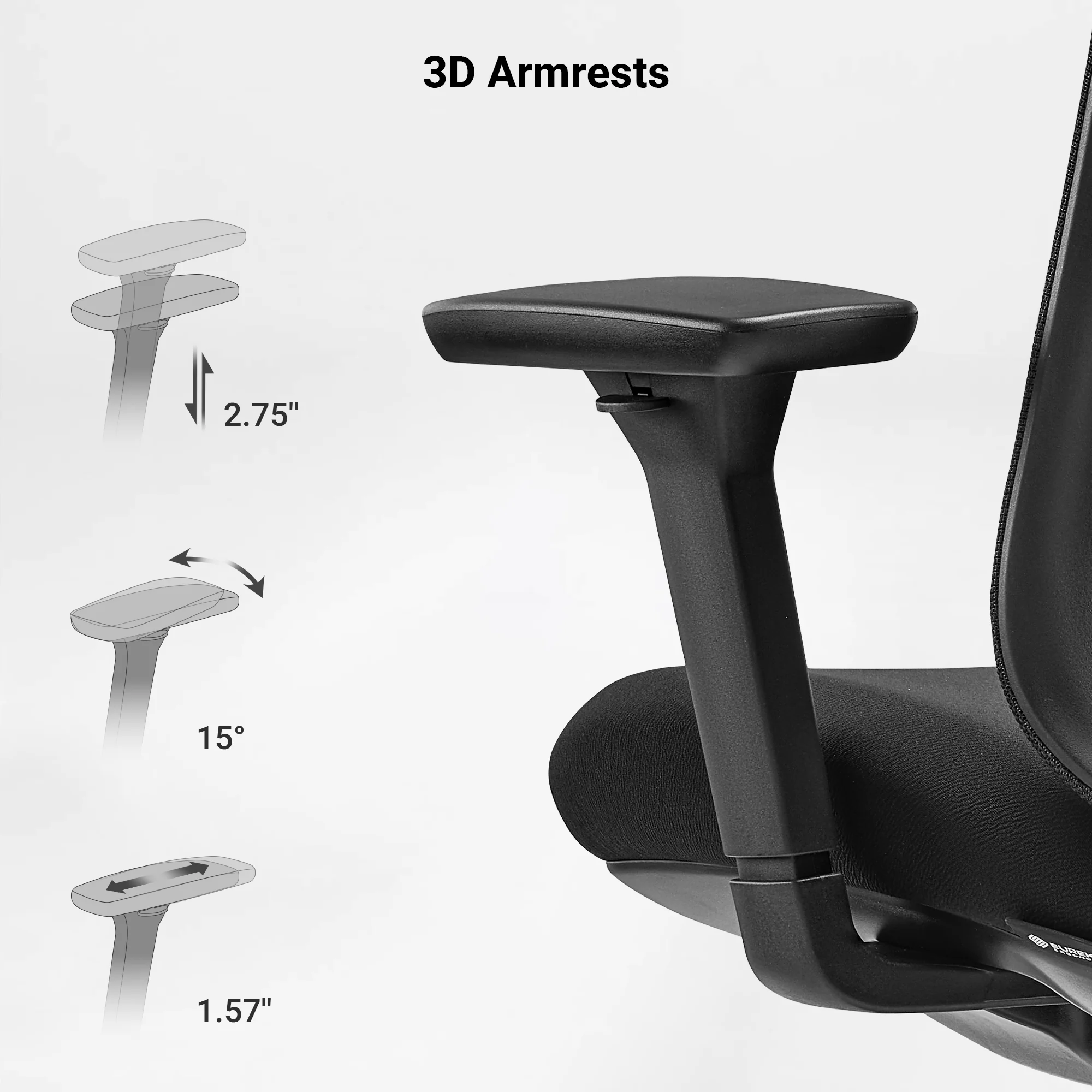 Nico, Mesh Ergonomic Office Chair - Image 11