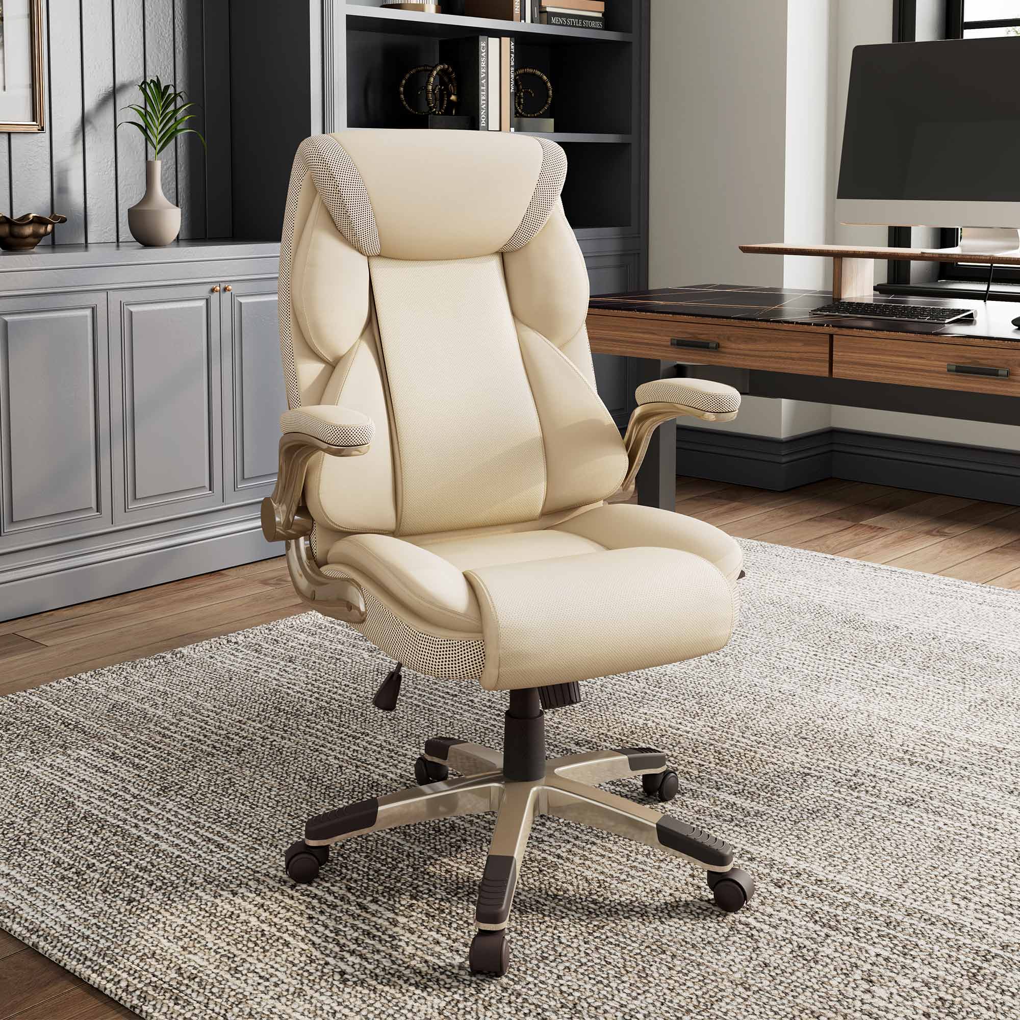 Galene, Faux Leather Office Chair - Image 46