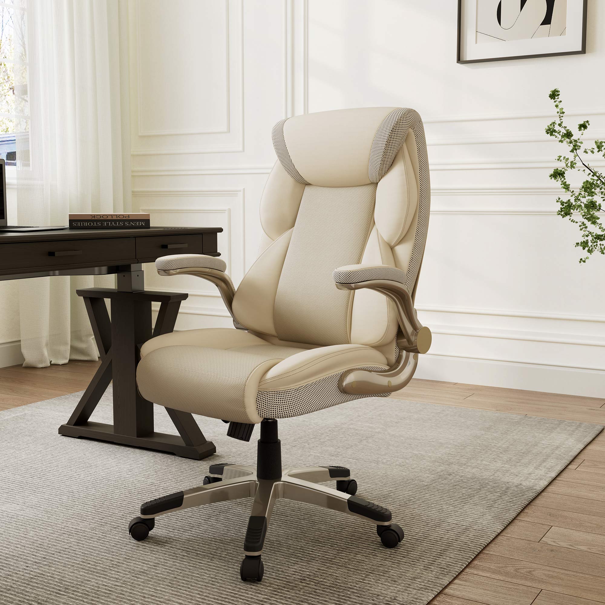 Galene, Faux Leather Office Chair - Image 48