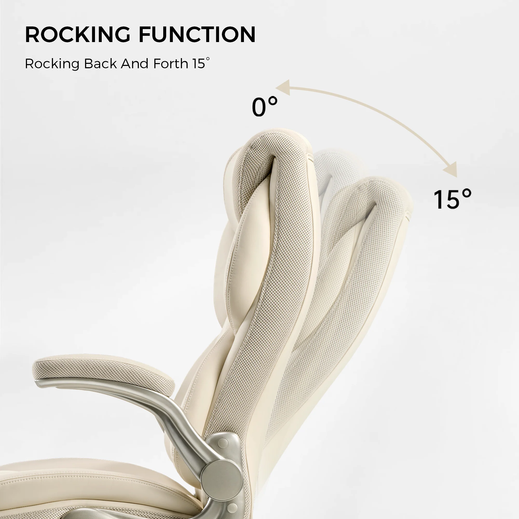 Galene, Faux Leather Office Chair - Image 8