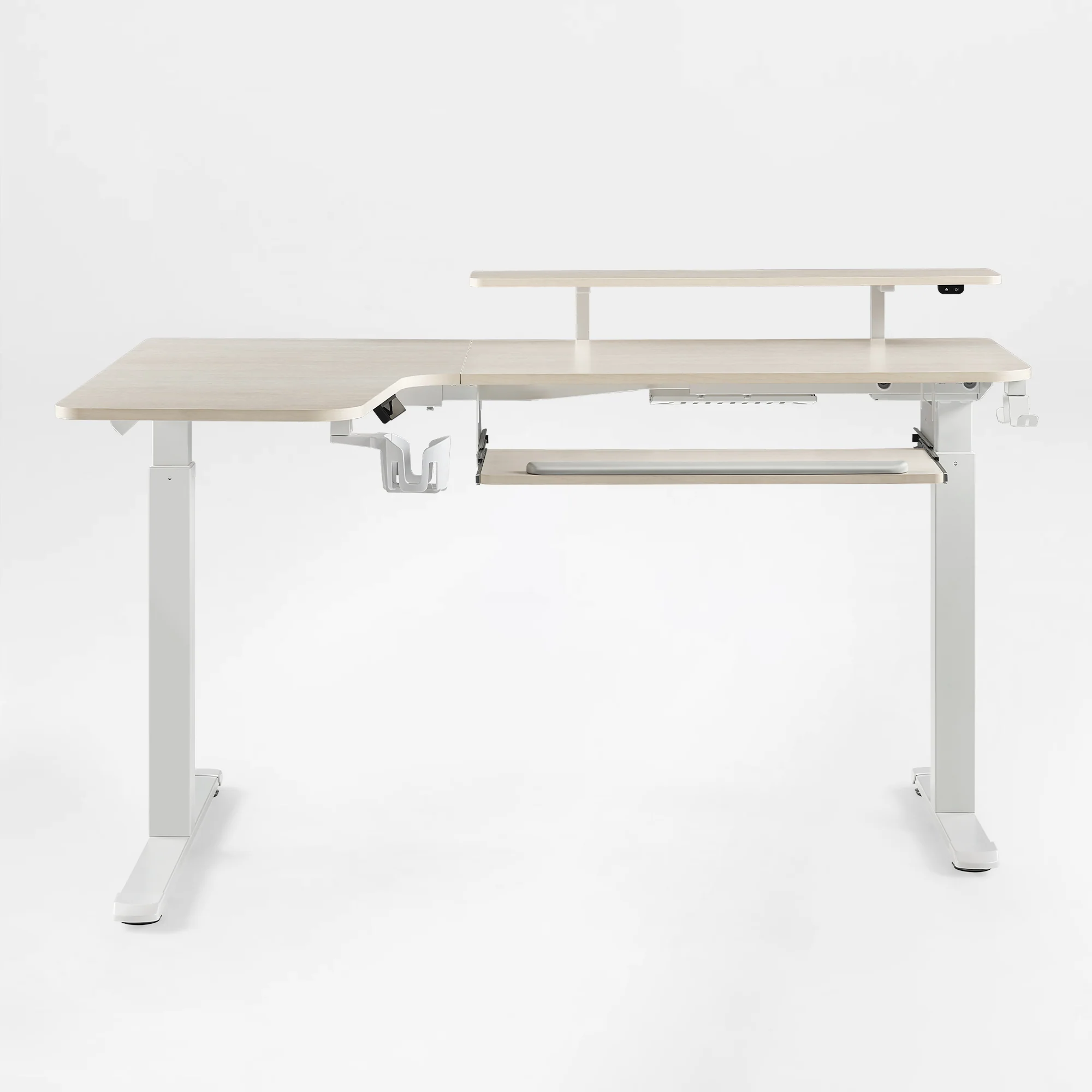 L-Shaped Standing Desk with Accessories Set (60"x23") - Image 12