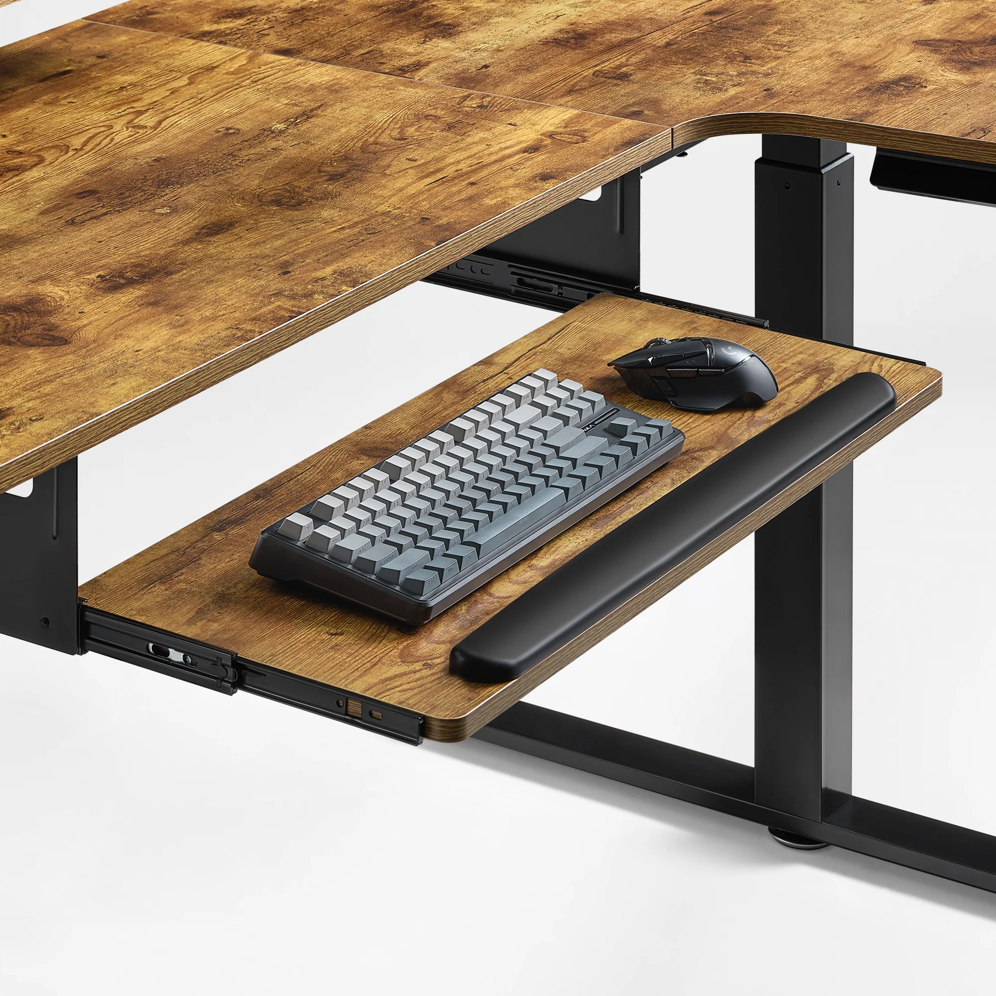 L-Shaped Standing Desk with Accessories Set (60"x23") - Image 148