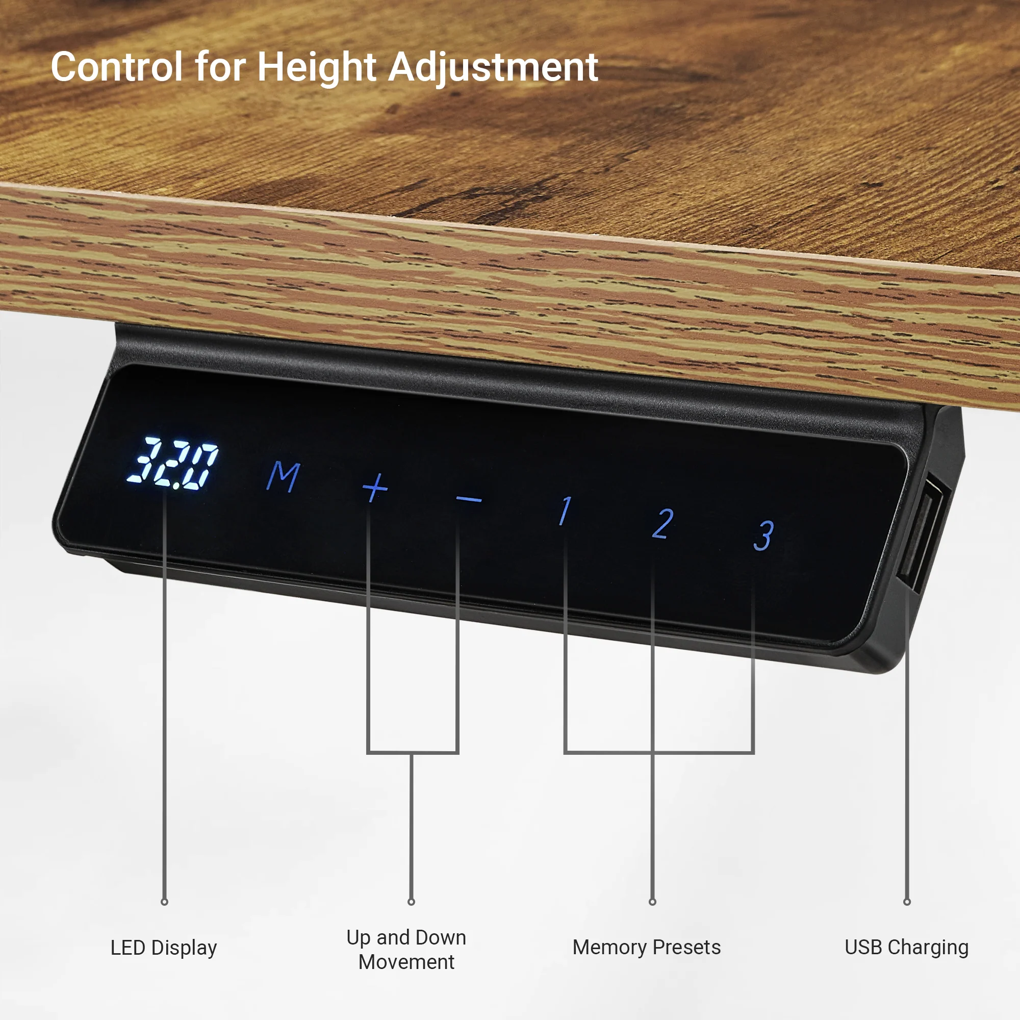 L-Shaped Standing Desk with Accessories Set (60"x23") - Image 150