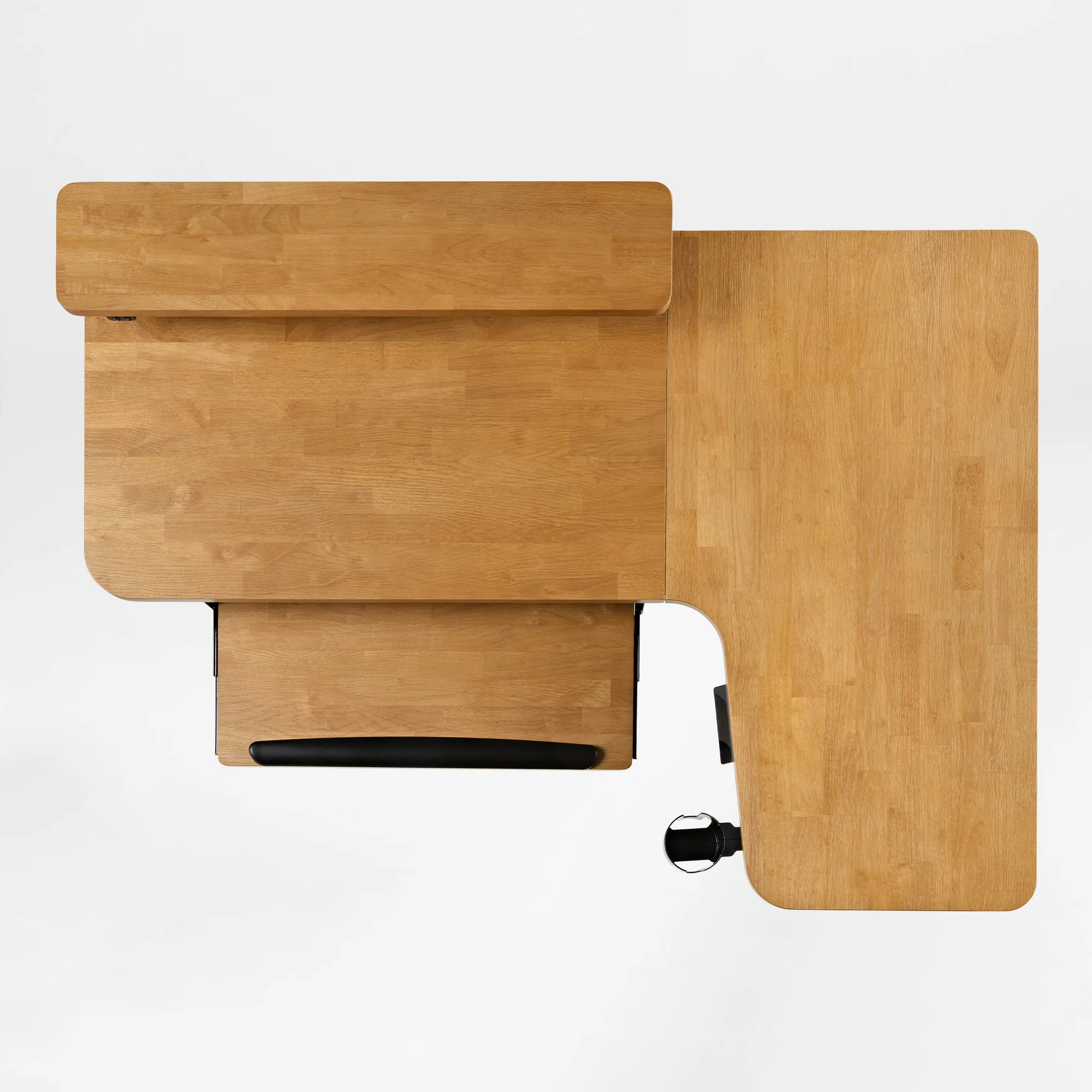 L-Shaped Standing Desk with Accessories Set (60"x23") - Image 163