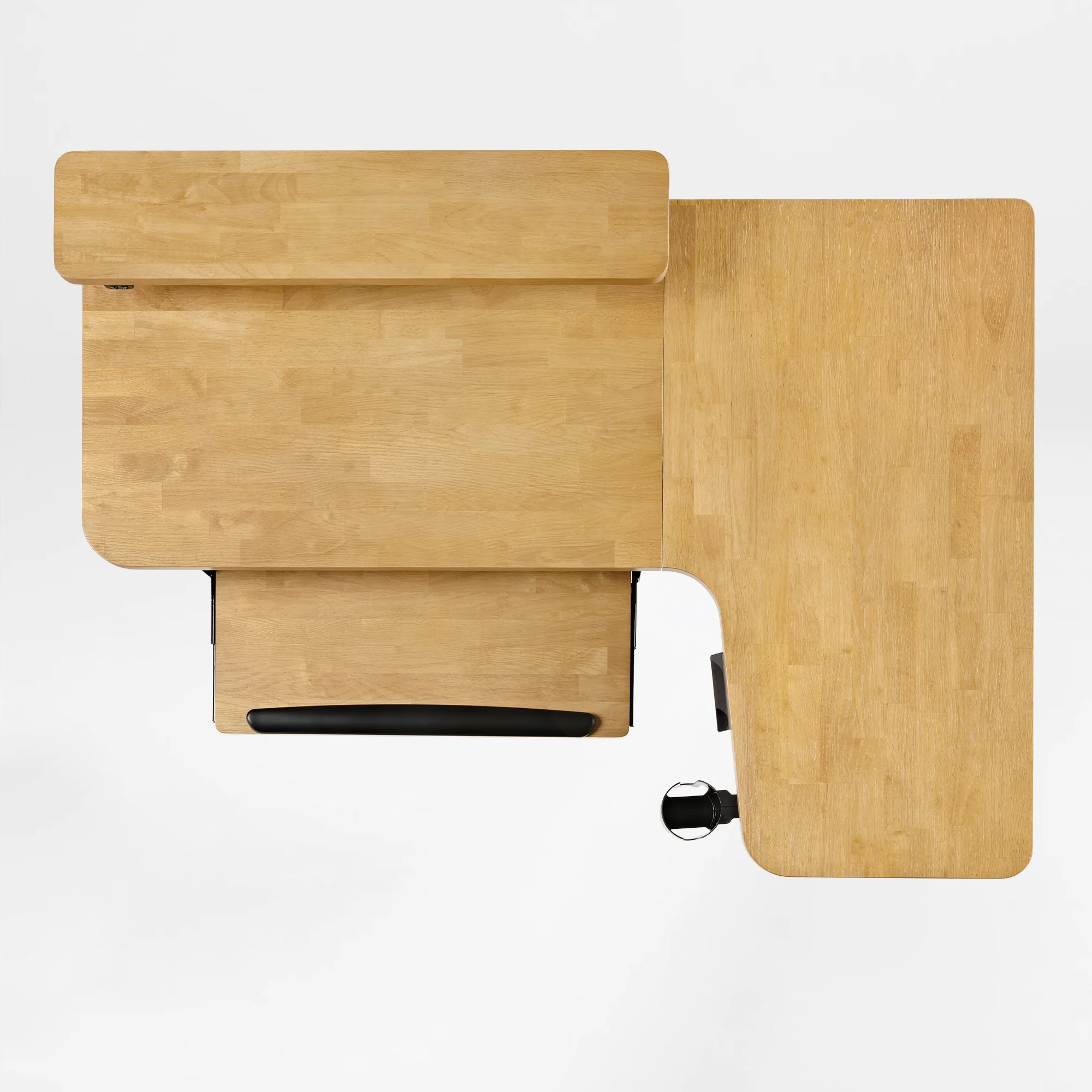 L-Shaped Standing Desk with Accessories Set (60"x23") - Image 178