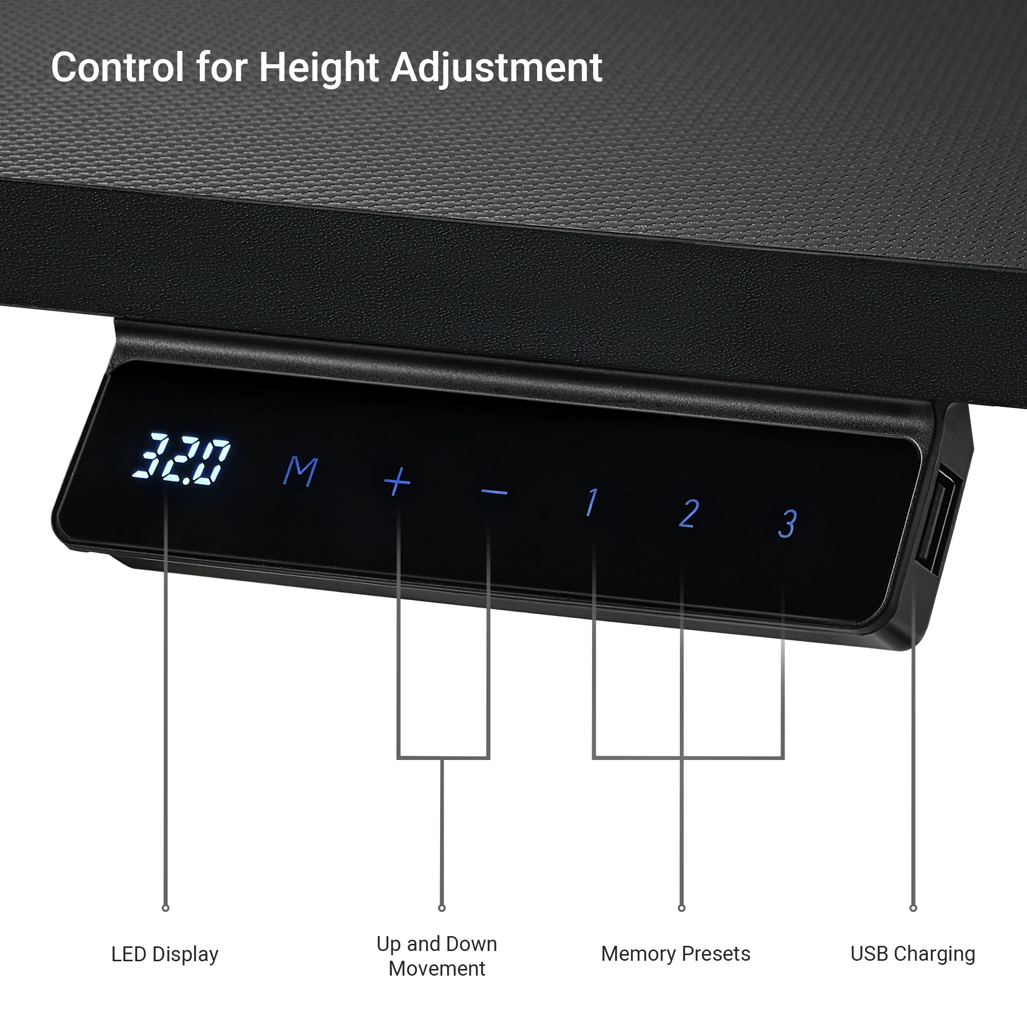 L-Shaped Standing Desk with Accessories Set (60"x23") - Image 25