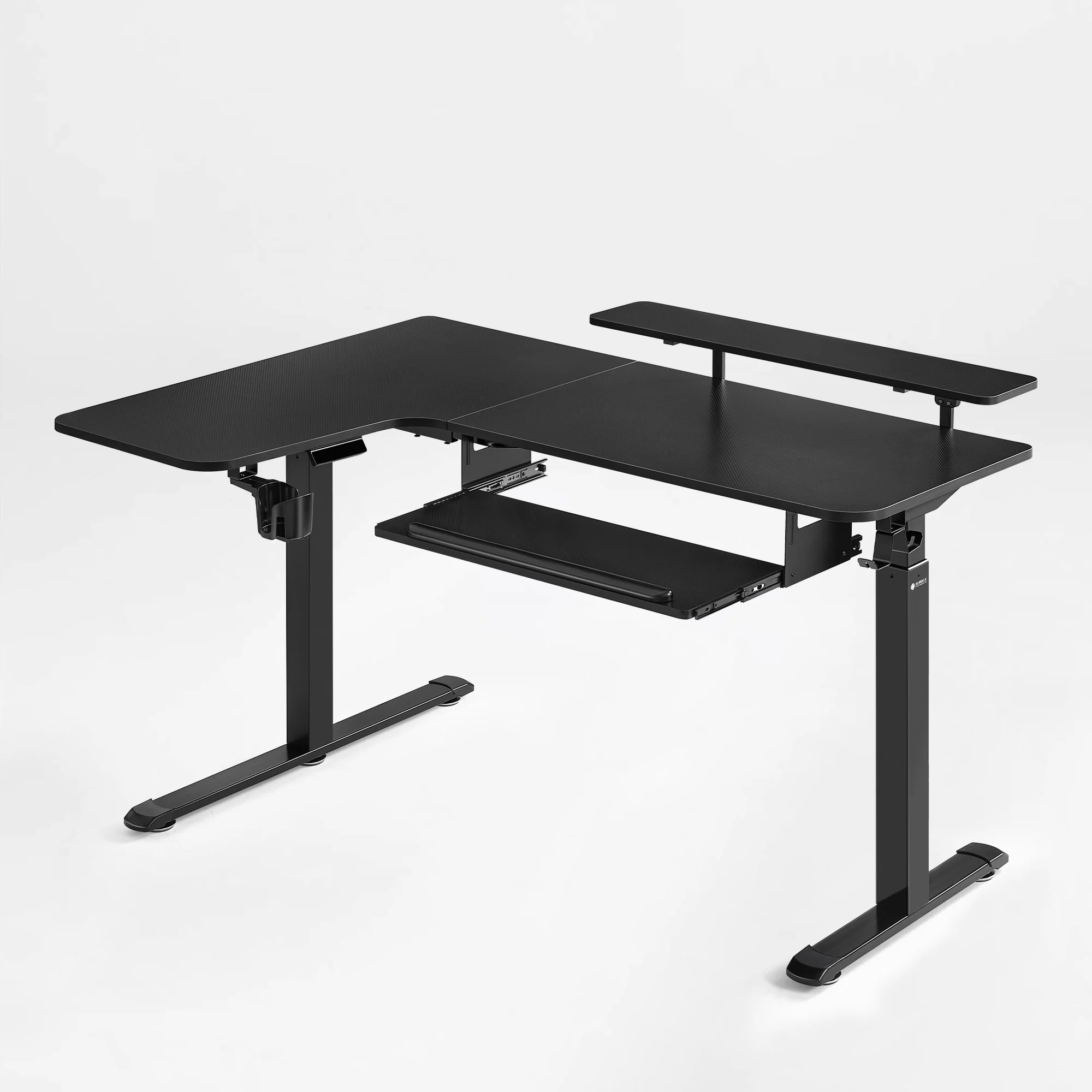 L-Shaped Standing Desk with Accessories Set (60"x23") - Image 27