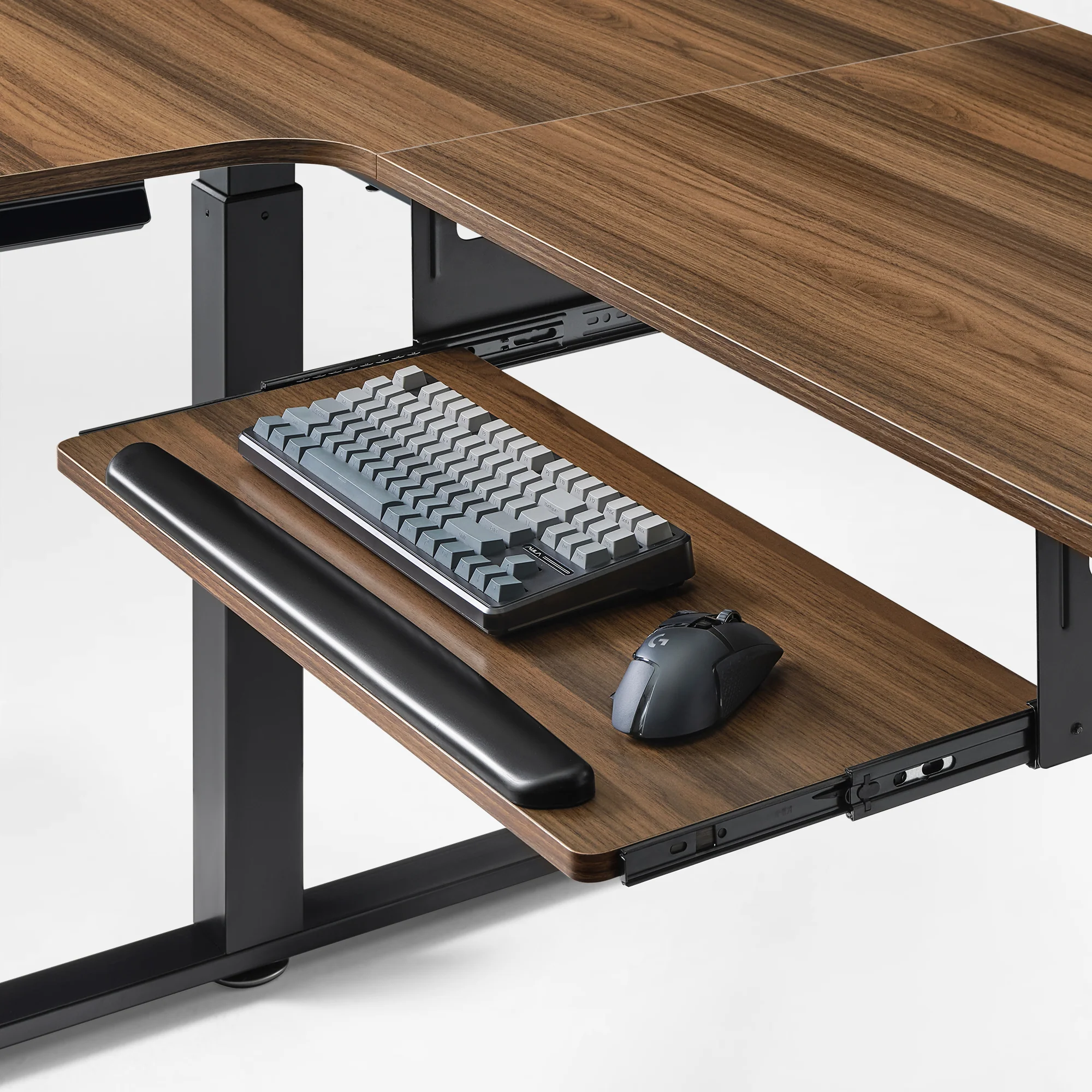 L-Shaped Standing Desk with Accessories Set (60"x23") - Image 38