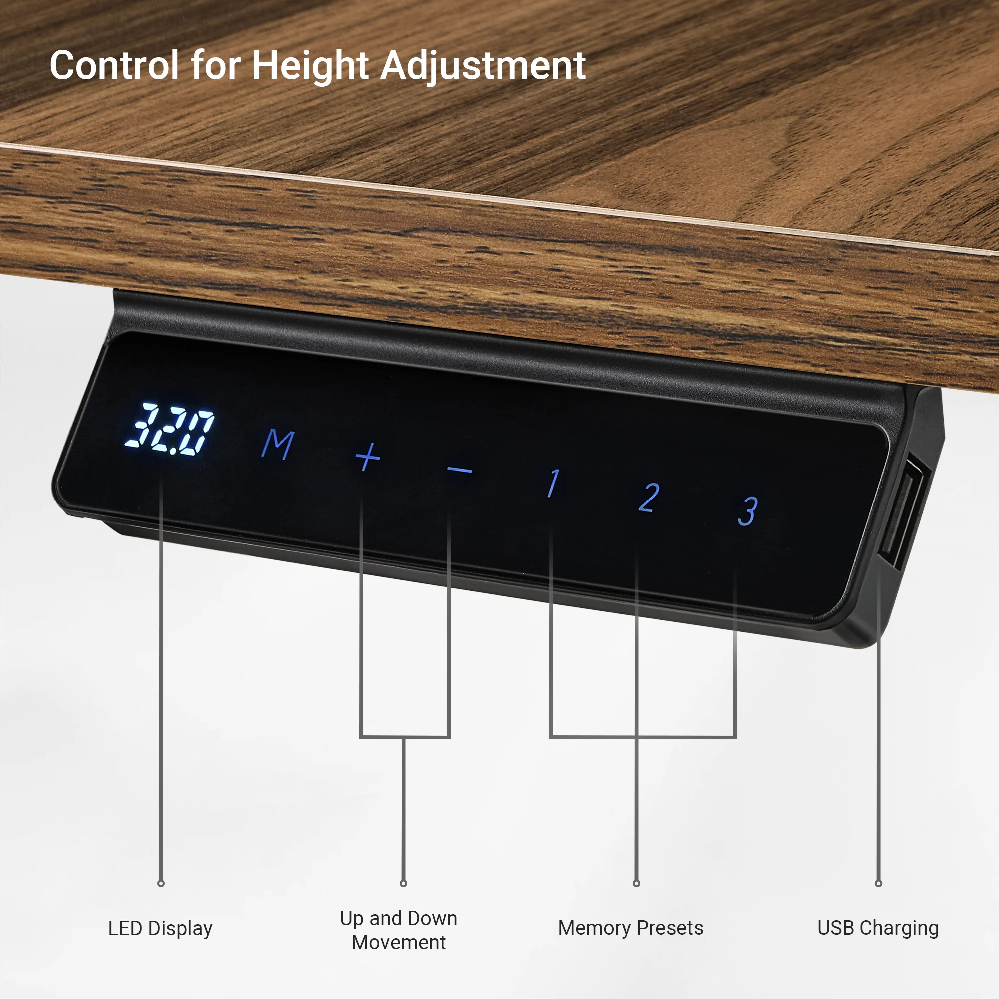 L-Shaped Standing Desk with Accessories Set (60"x23") - Image 40