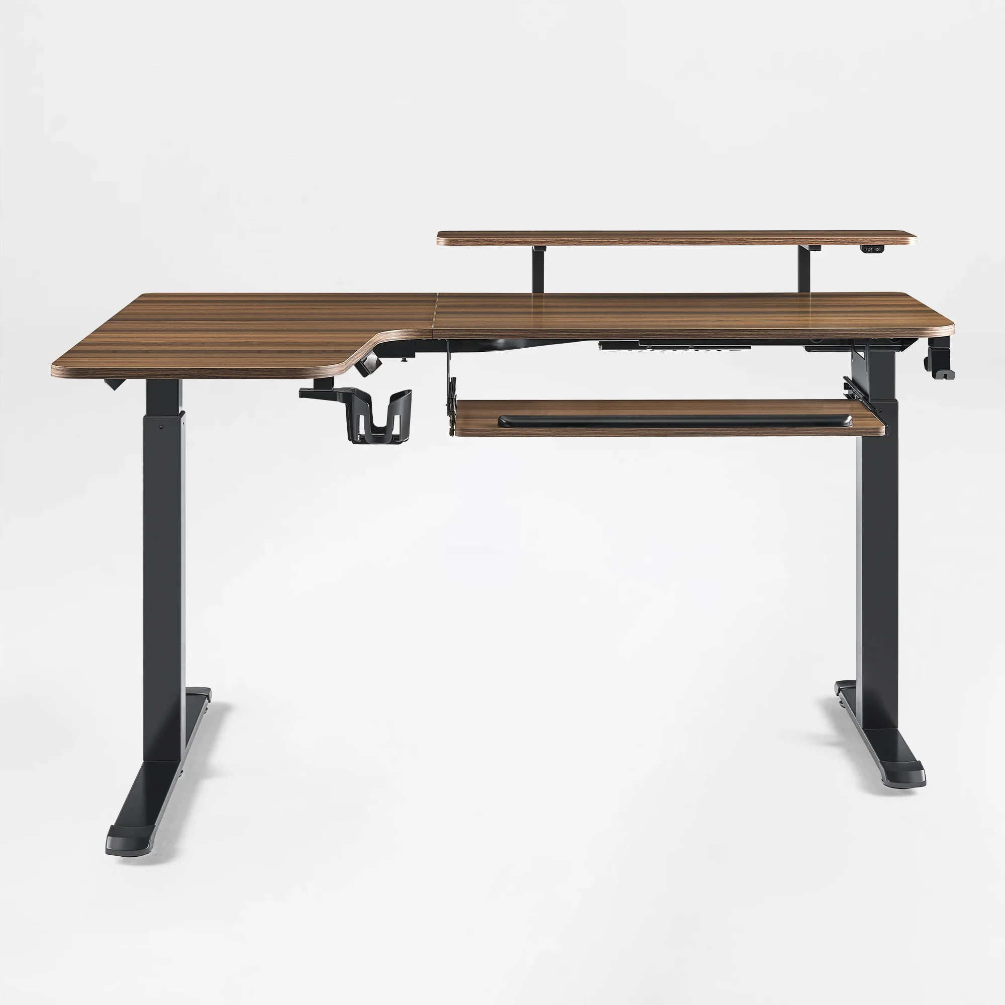 L-Shaped Standing Desk with Accessories Set (60"x23") - Image 43
