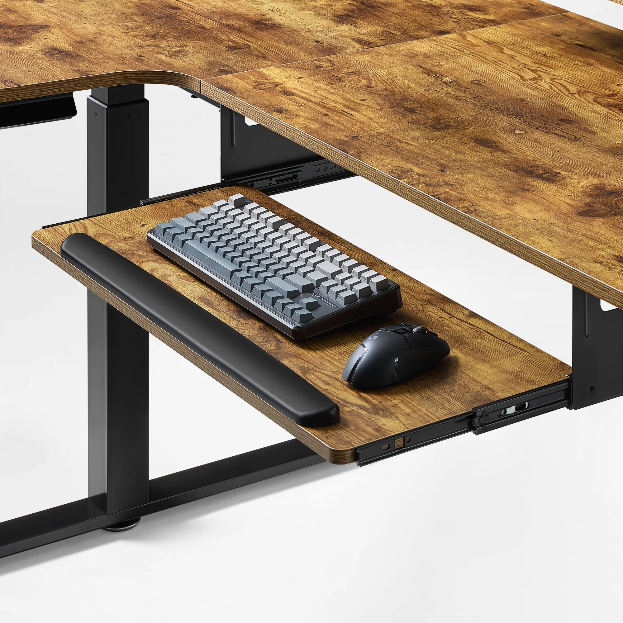 L-Shaped Standing Desk with Accessories Set (60"x23") - Image 55