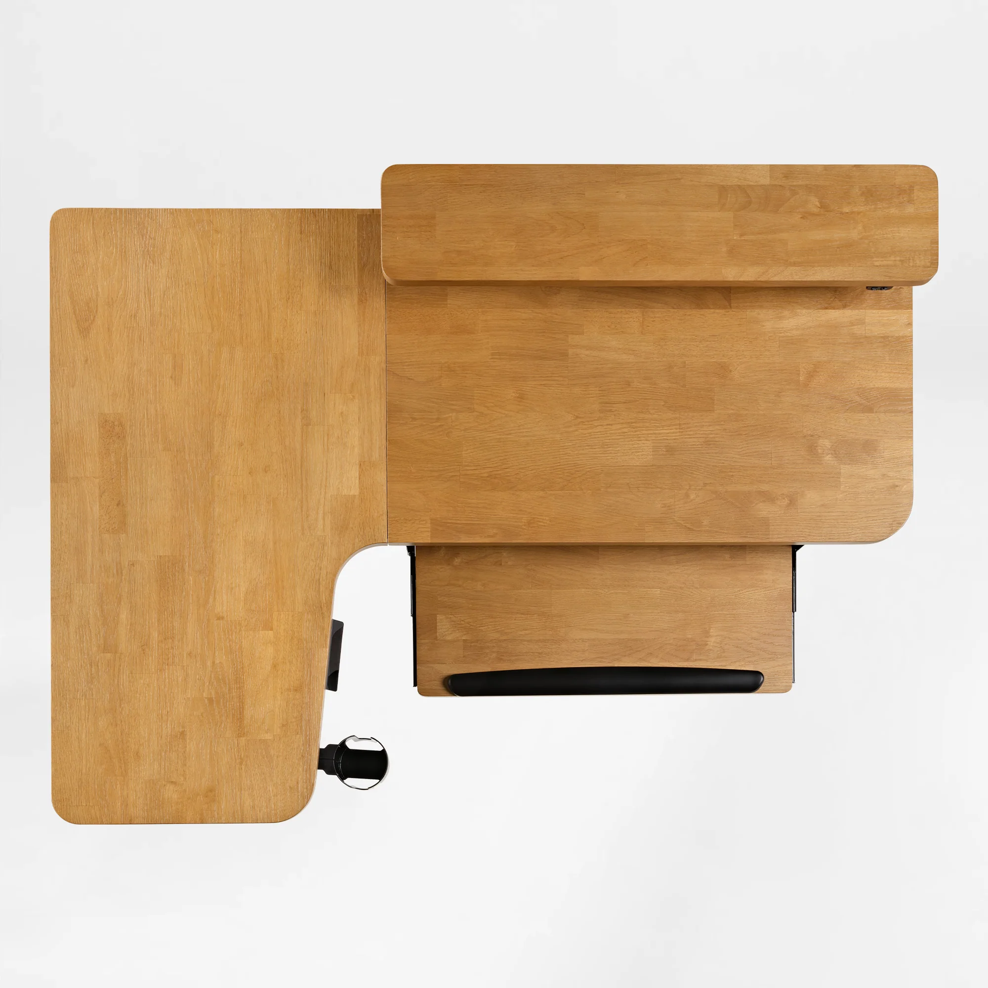 L-Shaped Standing Desk with Accessories Set (60"x23") - Image 70