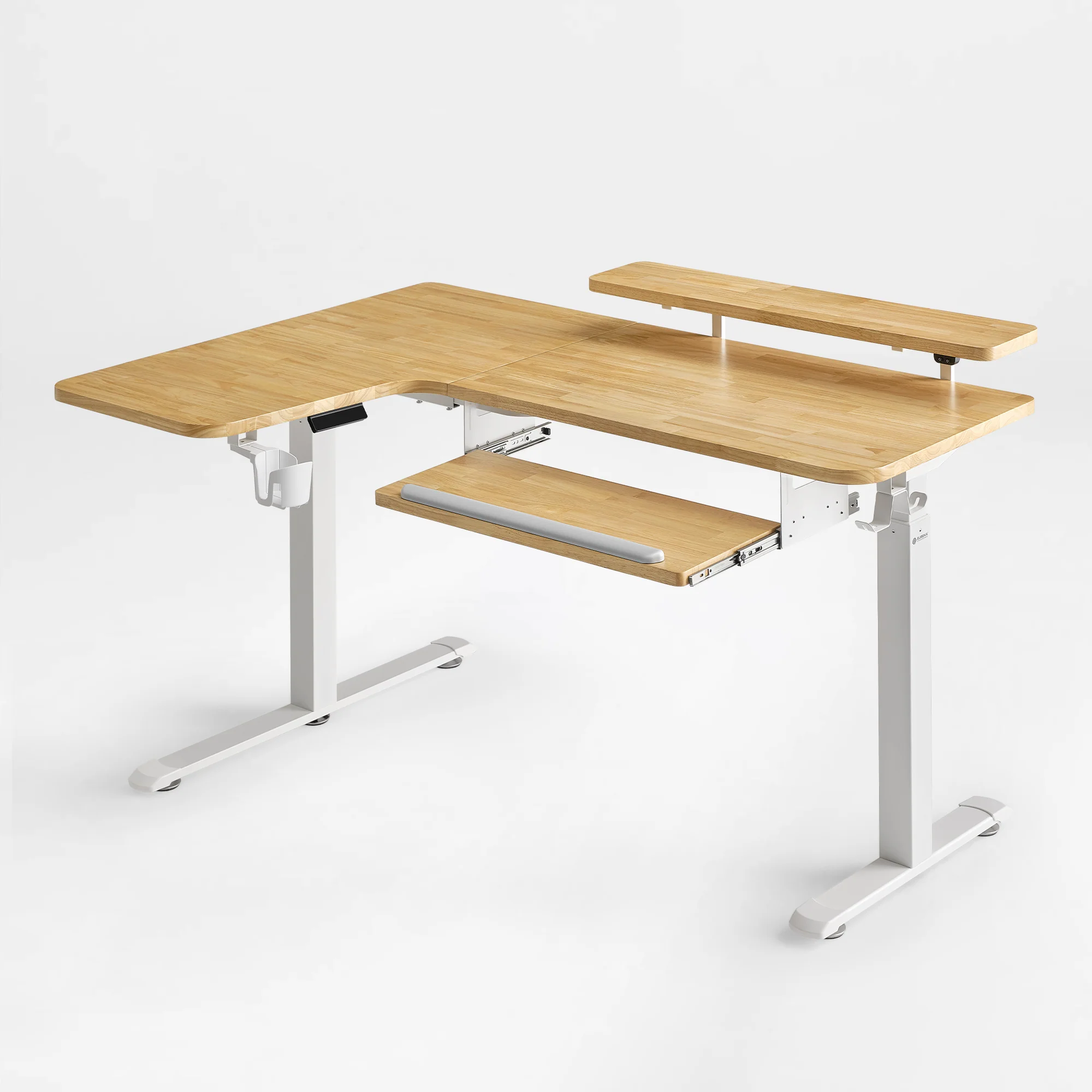 L-Shaped Standing Desk with Accessories Set (60"x23") - Image 83