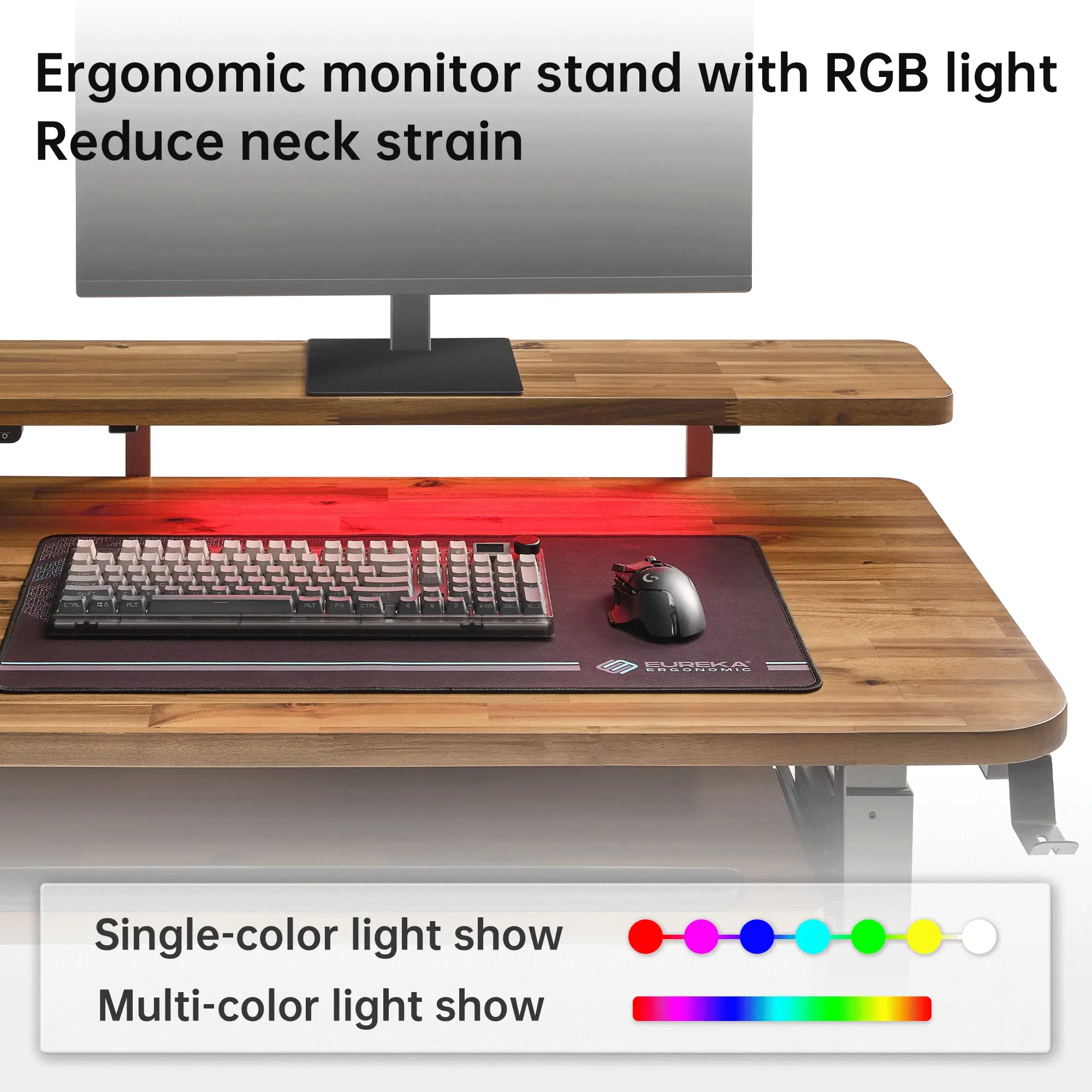 L-Shaped Standing Desk with Accessories Set (60"x23") - Image 95