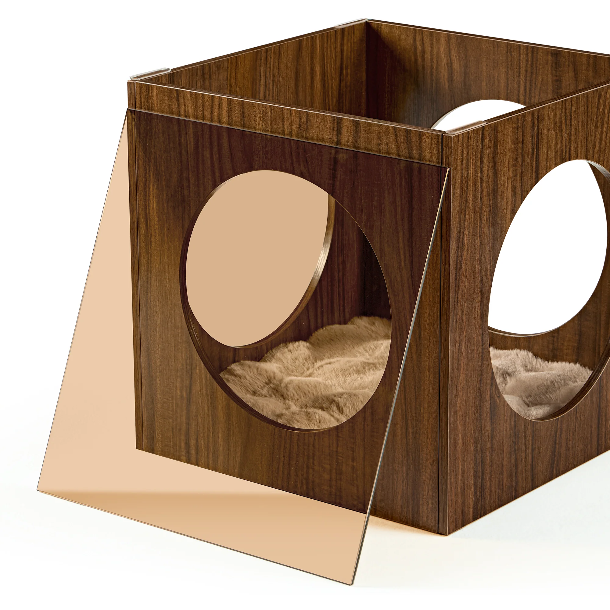 Peek-a-Boo Cat Bed & Side Table - Image 4