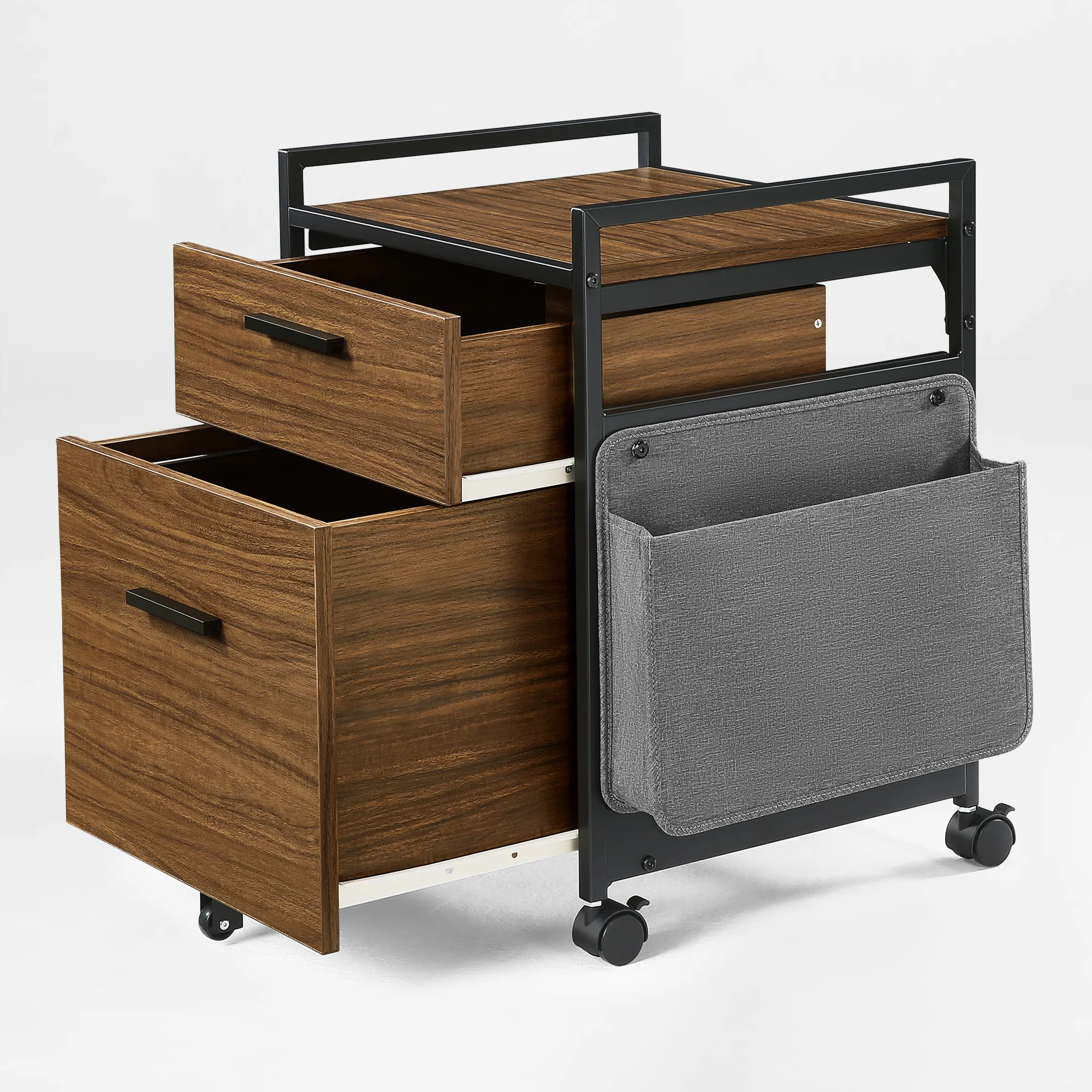 23" Rolling File Cabinet with Drawer - Image 10