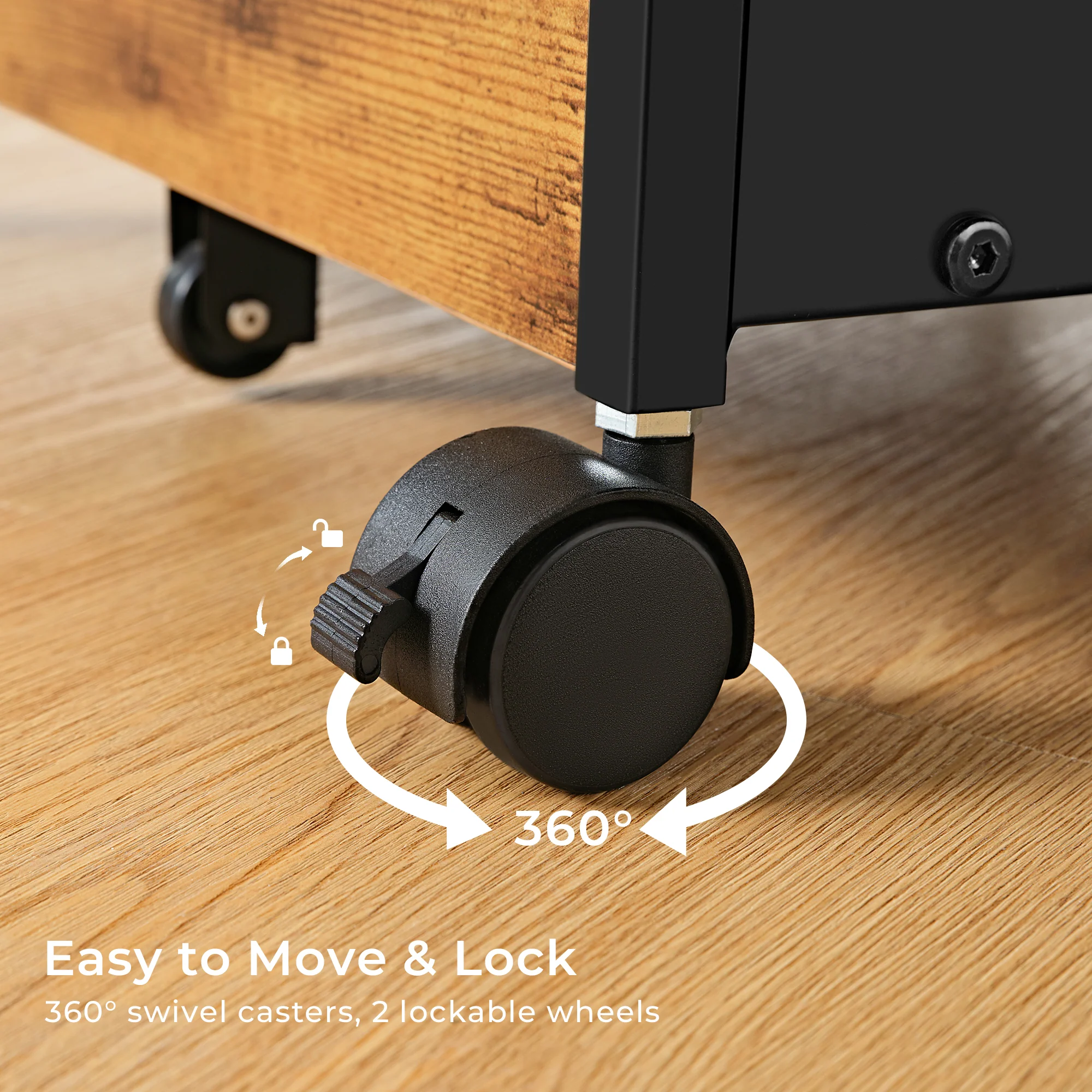 23" Rolling File Cabinet with Drawer - Image 22