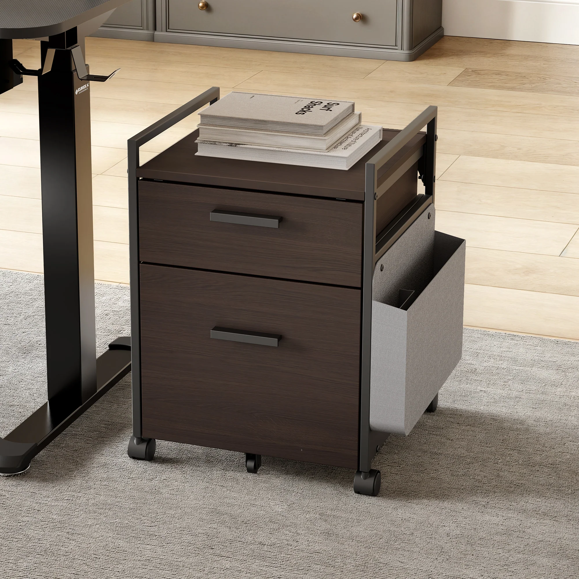23" Rolling File Cabinet with Drawer - Image 33