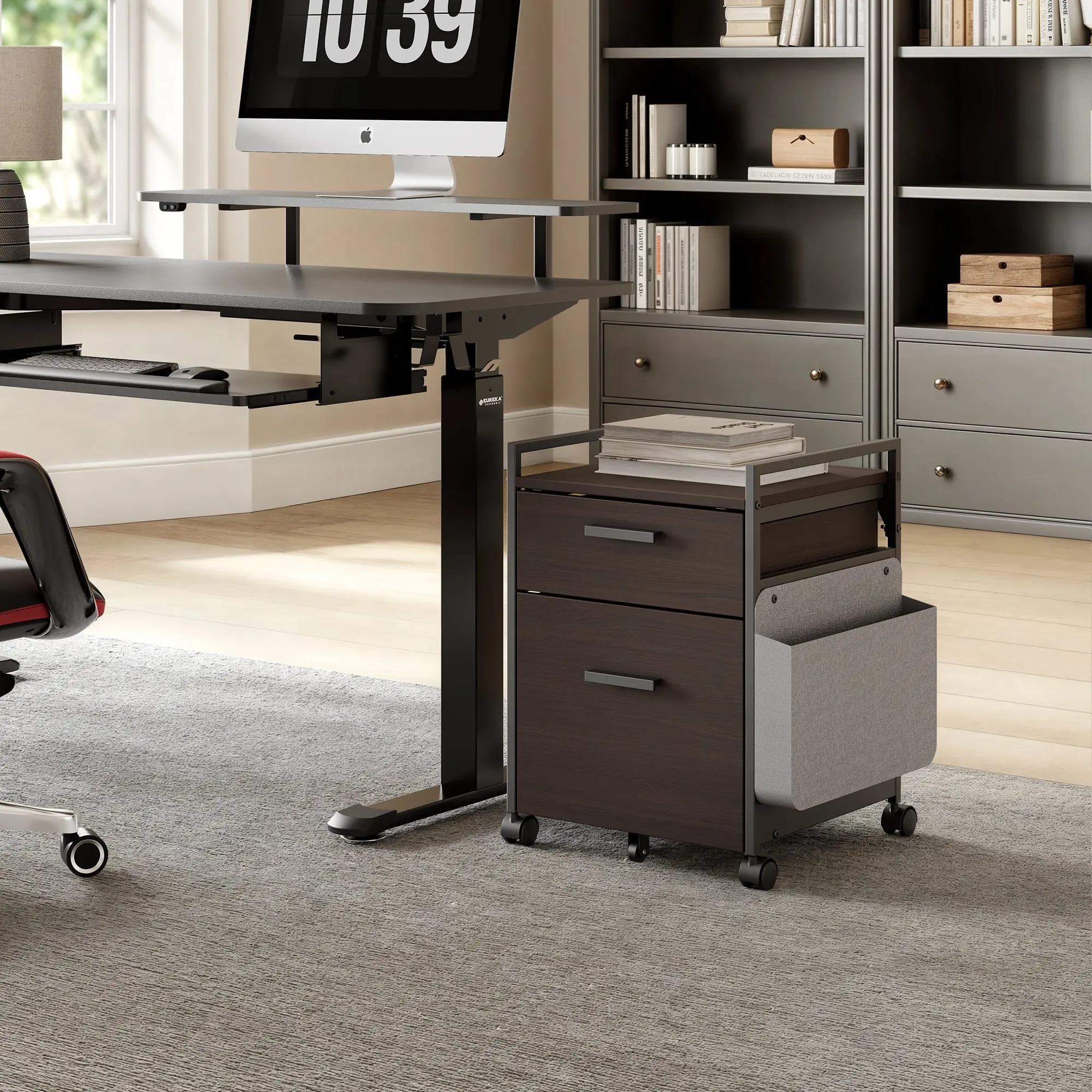 23" Rolling File Cabinet with Drawer - Image 35