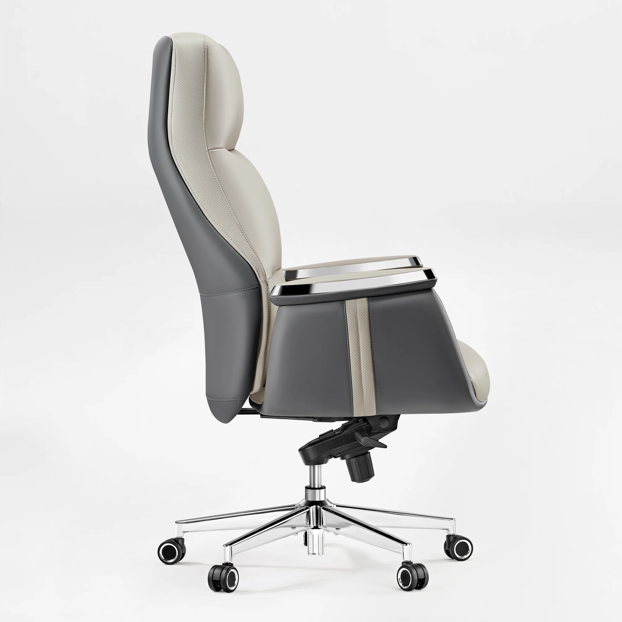 Royal II, Silicone & Leather Executive Ergonomic Office Chair - Image 12